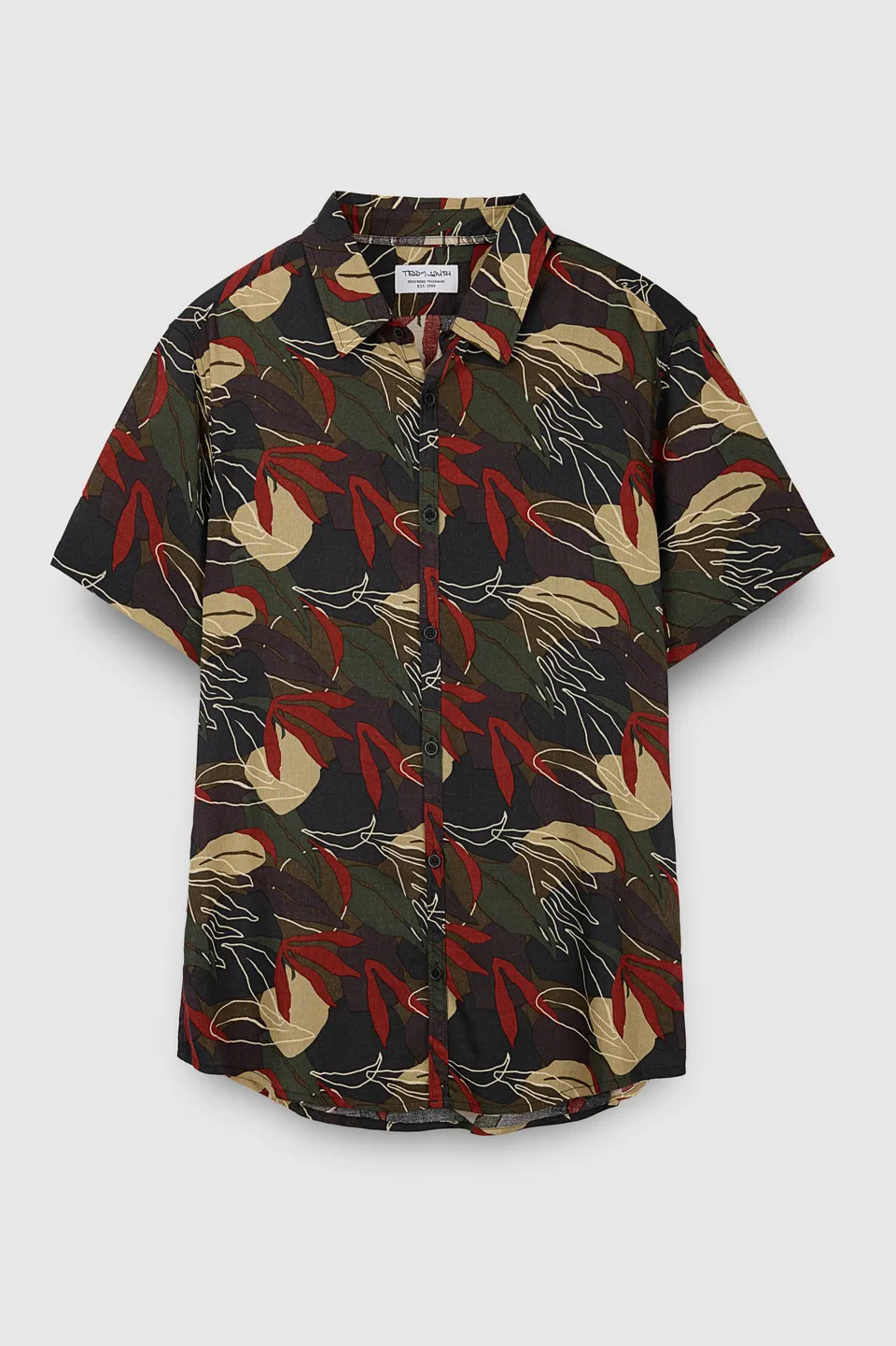 Teddy Smith C-Alberto MC Turbulence chemise homme kaki