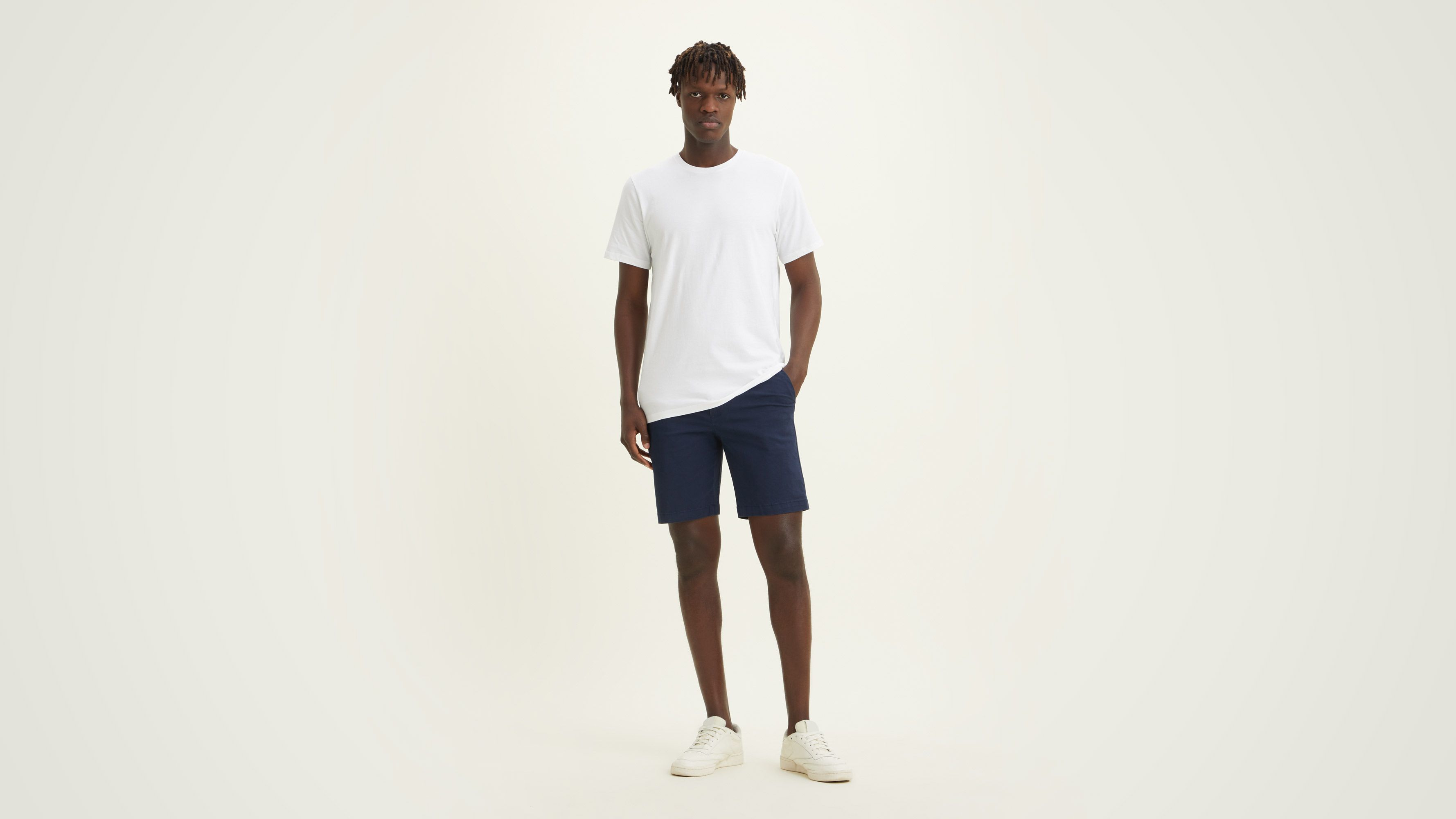 Dockers Supreme Flex Modern short chino bleu stretch