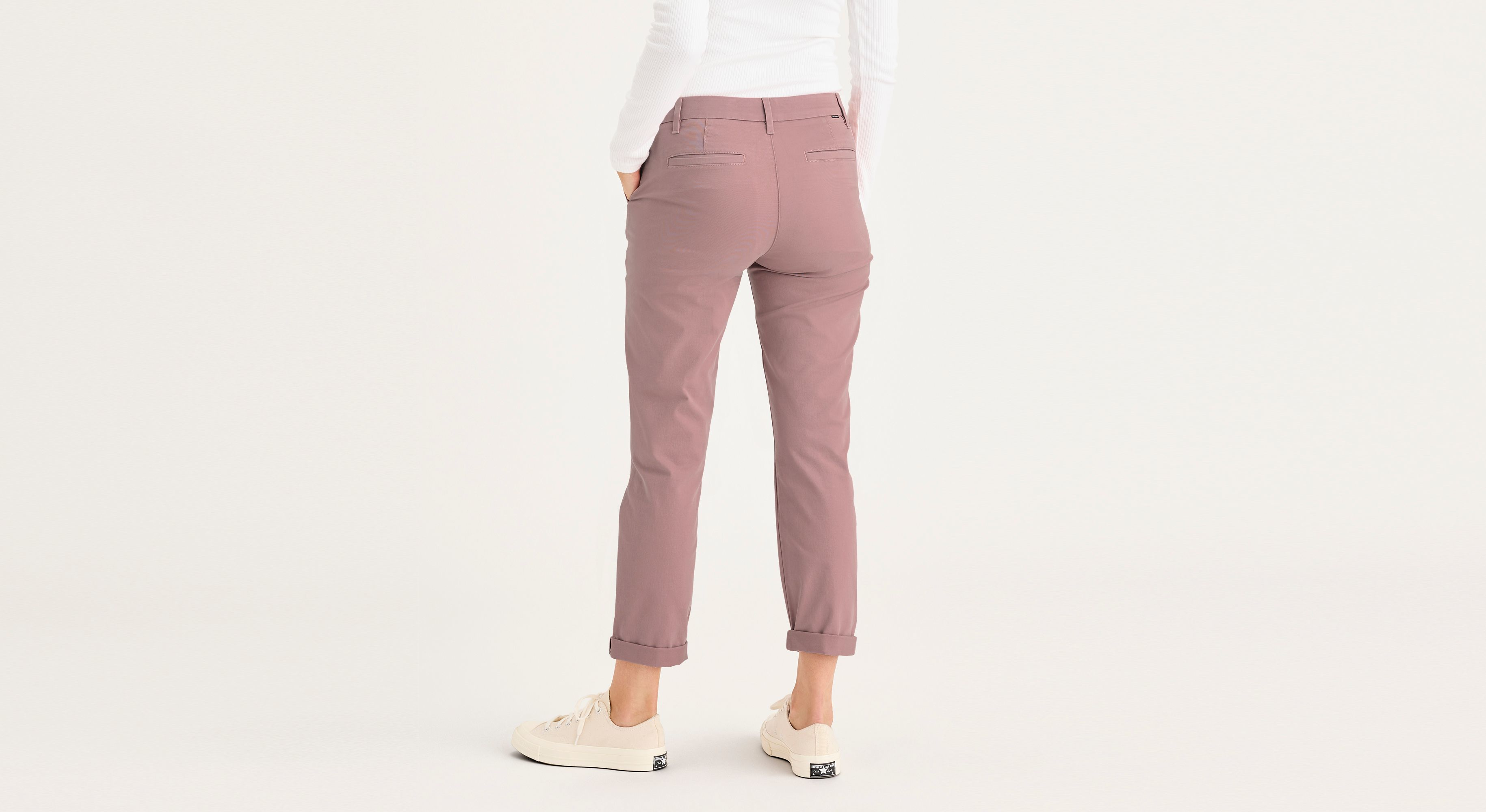 Dockers Weekend Chino Slim Fit pantalon rouge long