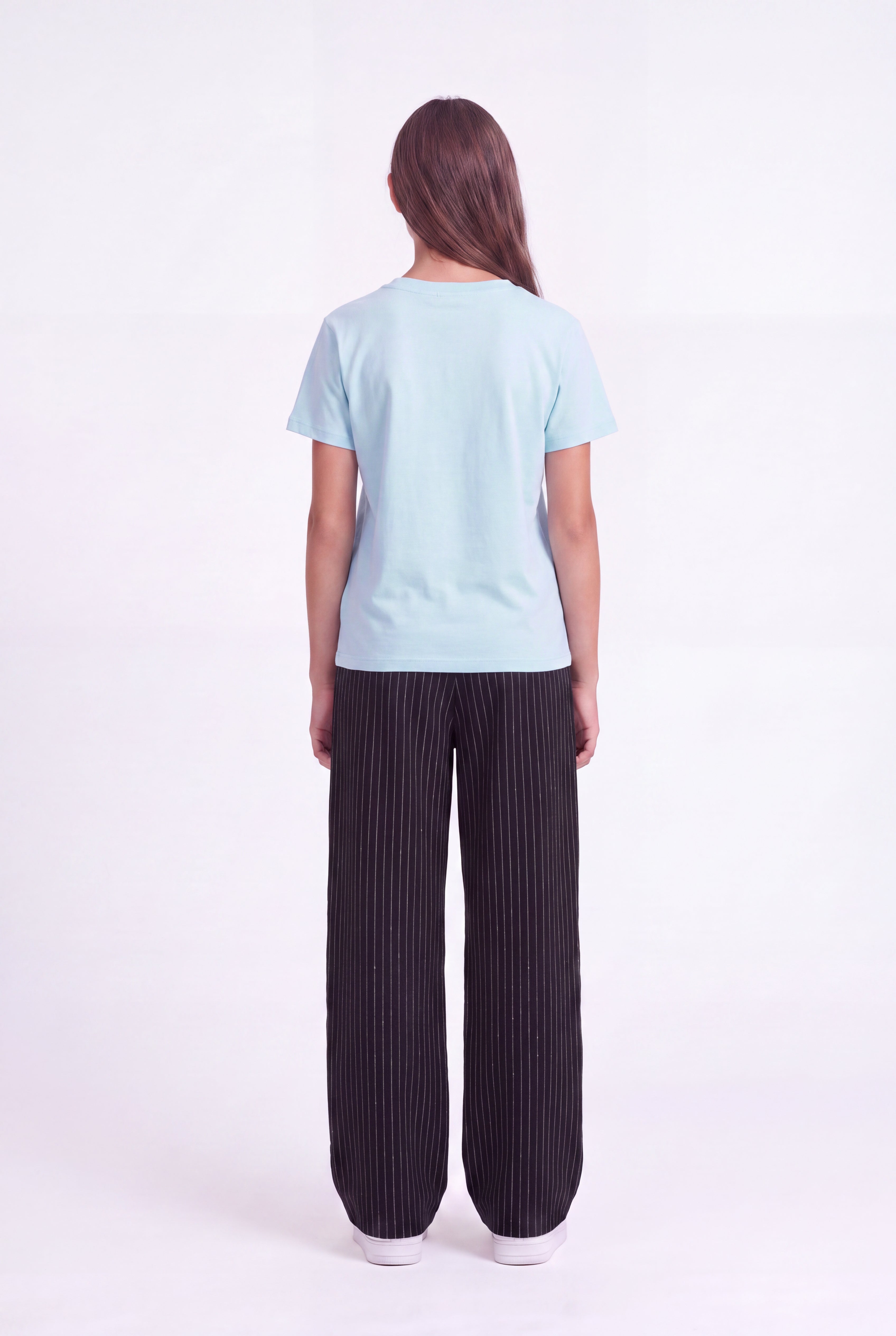 Teddy Smith T-Amour MC JR t-shirt bleu ciel fille