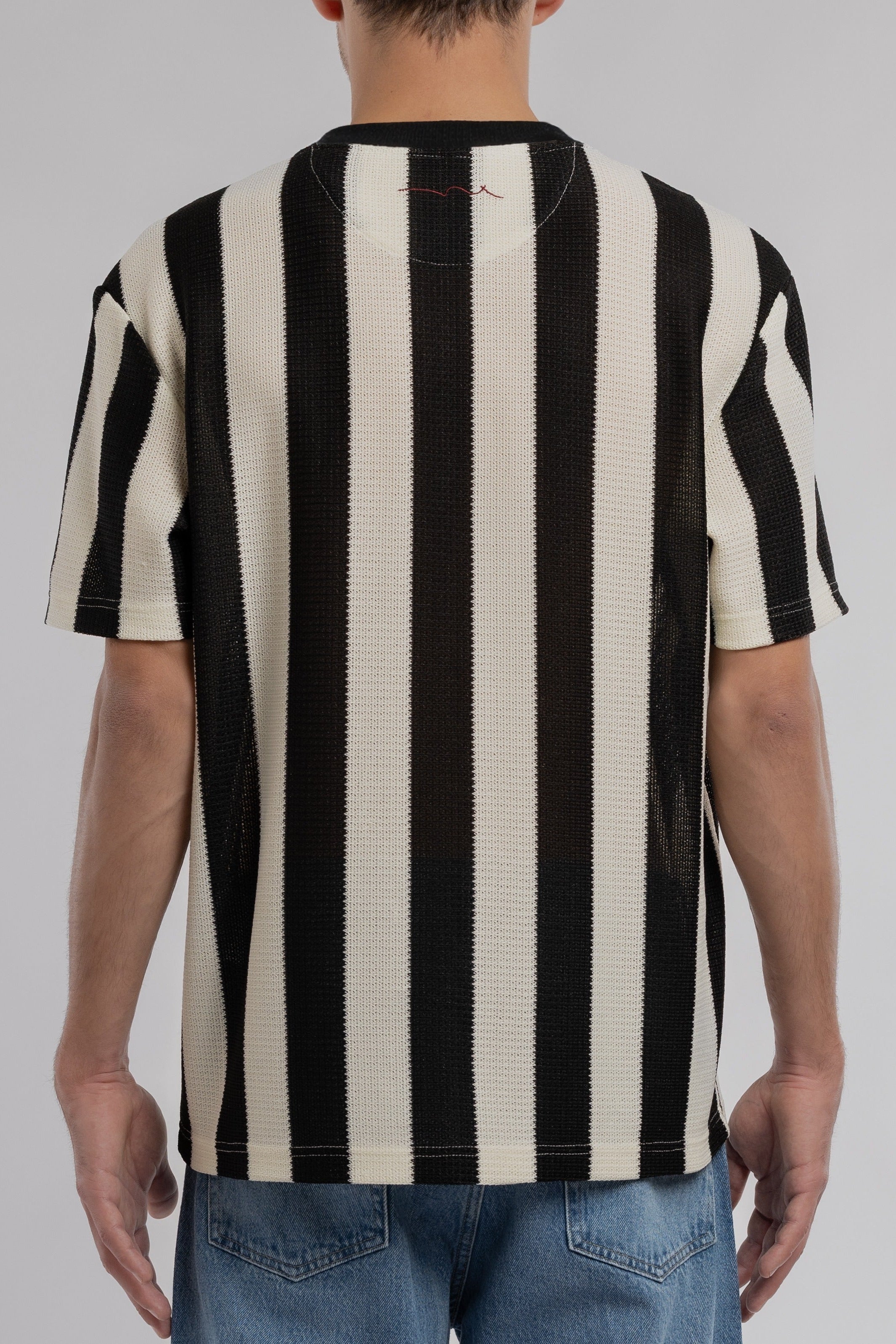 Teddy Smith T-Lanz MC t-shirt ample crème rayé