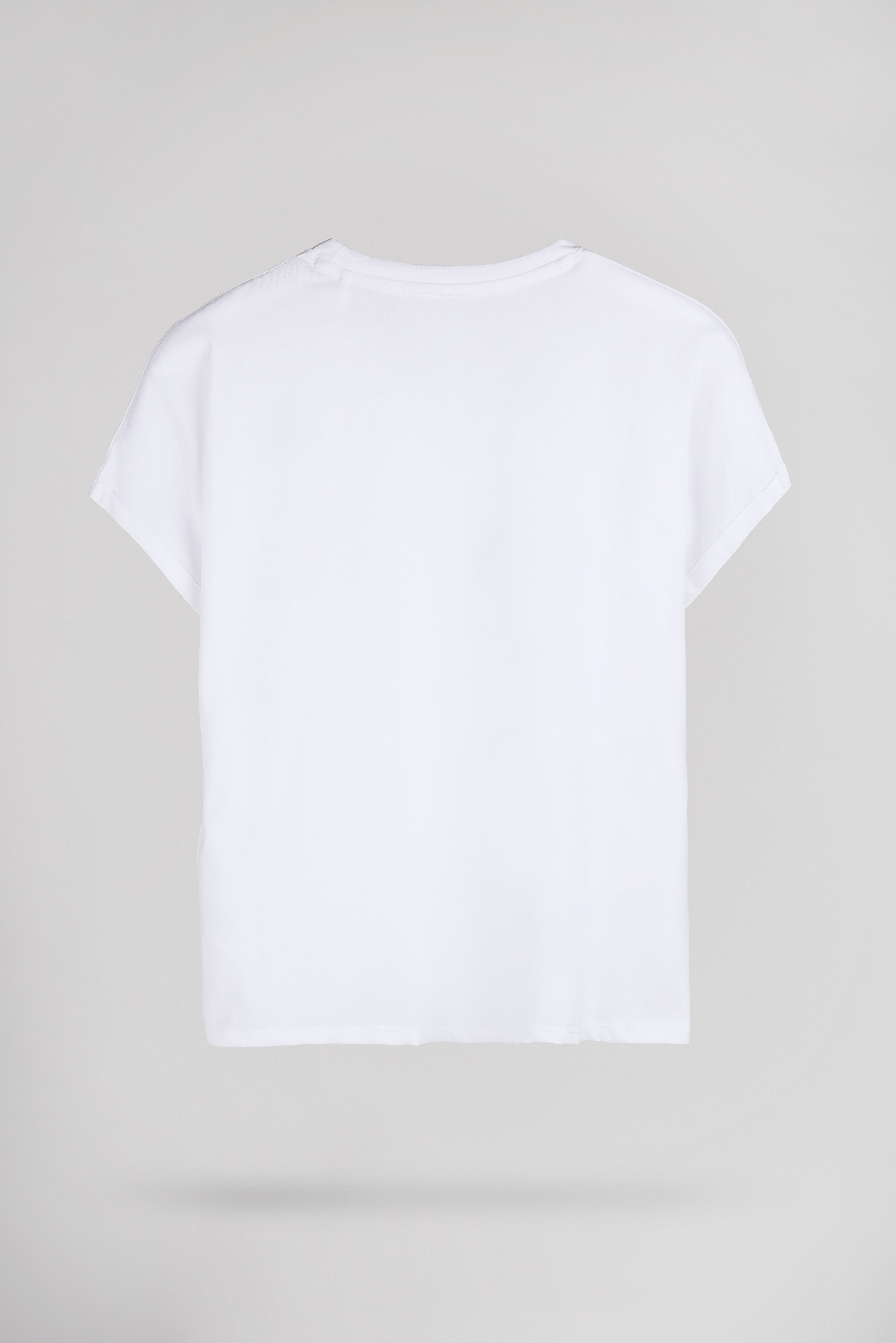 Teddy Smith T-Diana T-shirt femme blanc coton uni