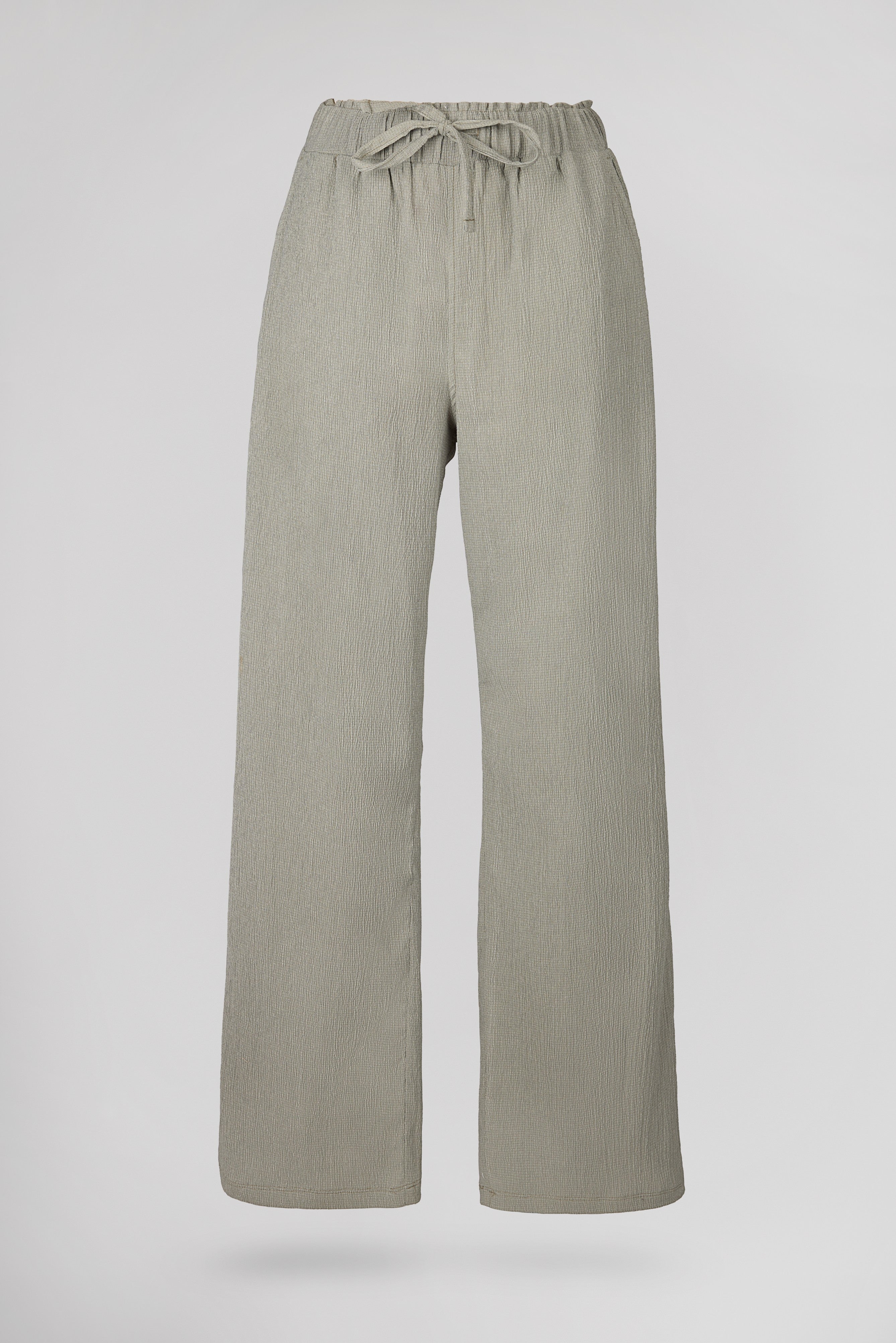 Teddy Smith P-Lynet pantalon large femme kaki bleach