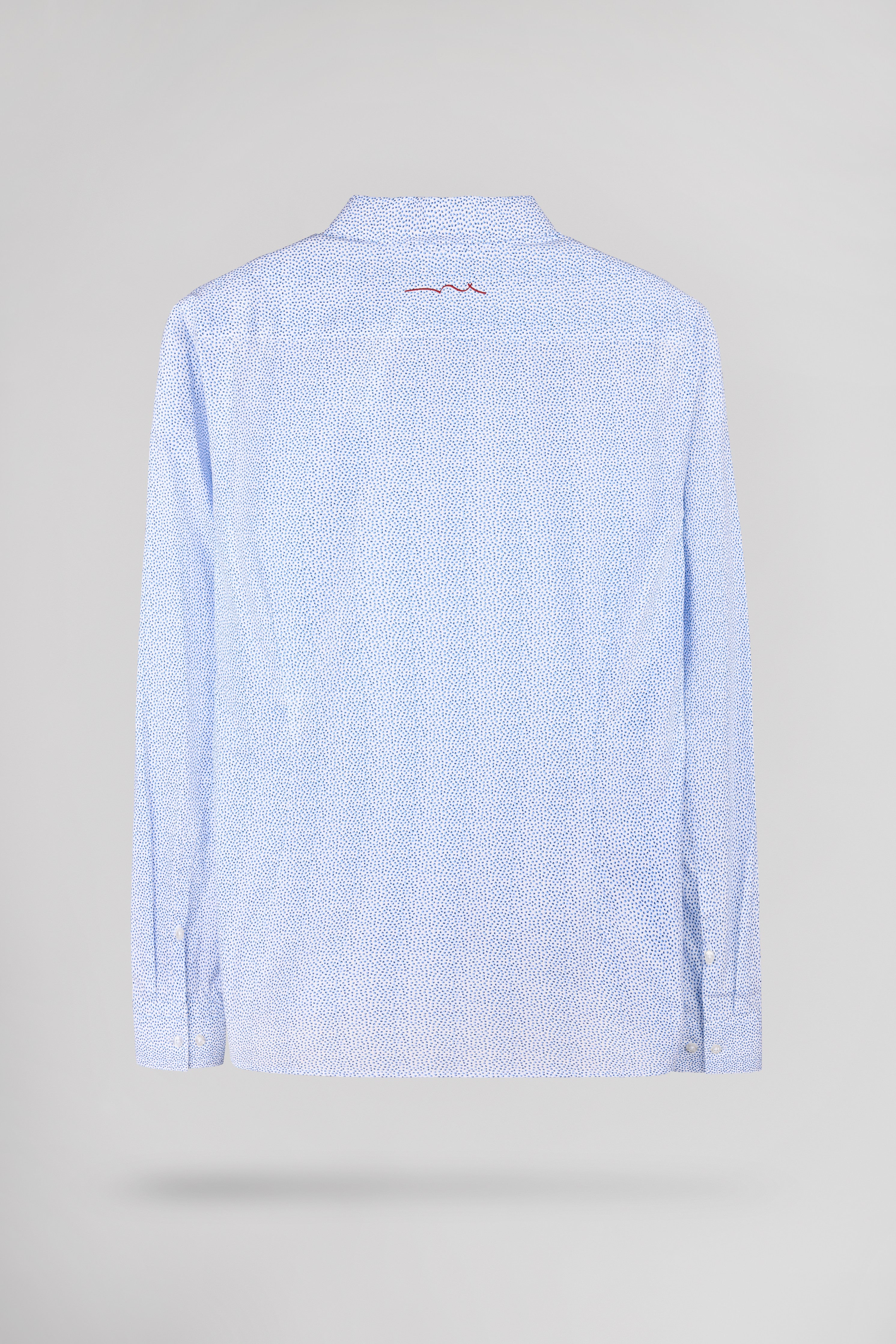 Teddy Smith Carton ML chemise blanc micro dots coton