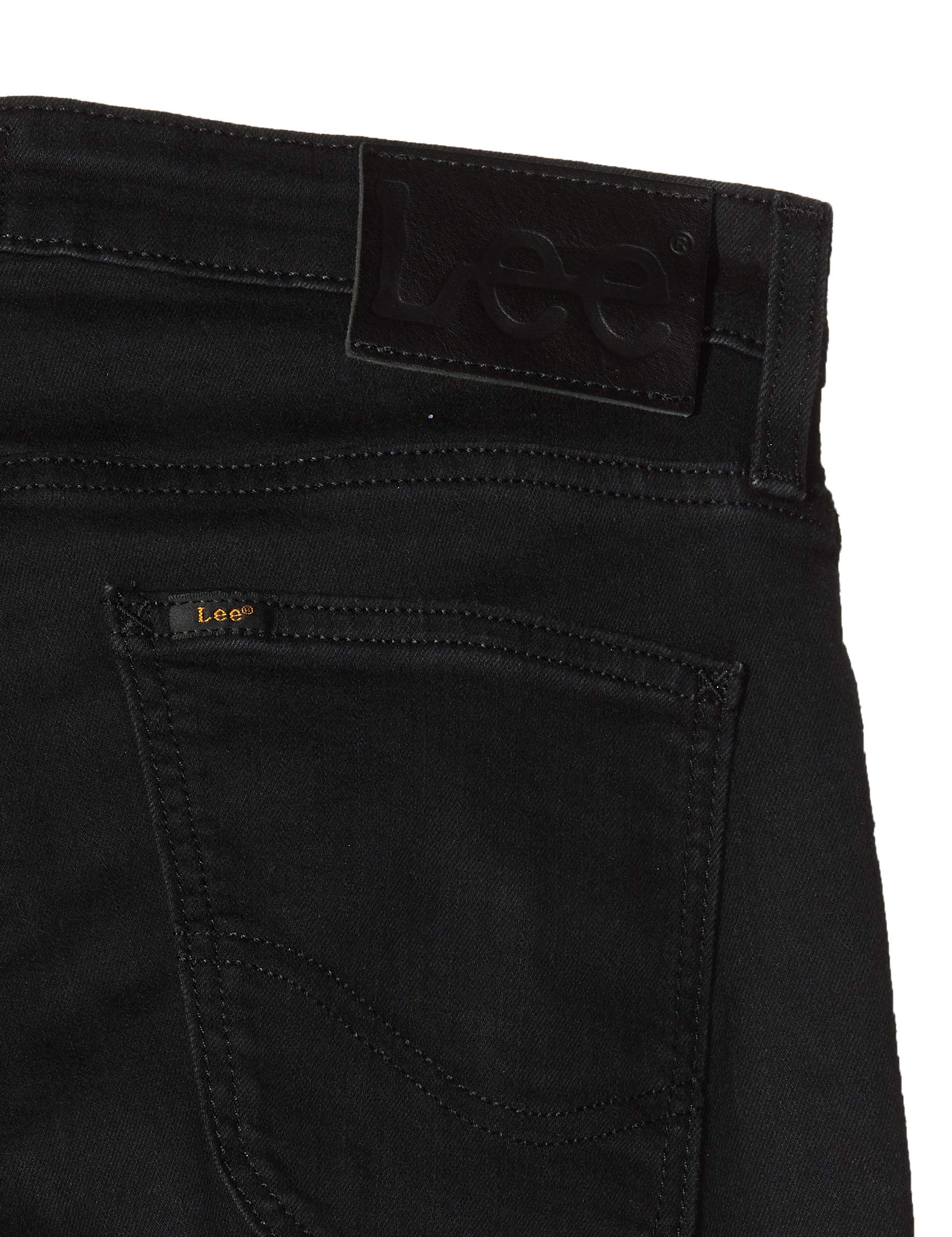 Lee Malone jean homme skinny Noir Rinse denim noir