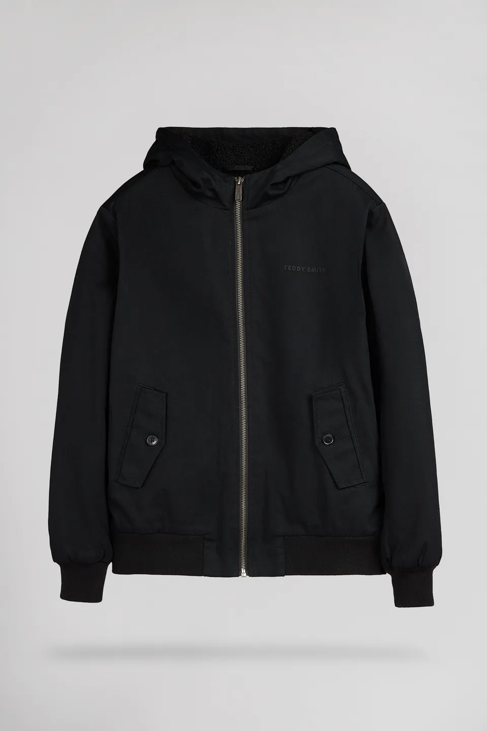 Teddy Smith B-Sanson Hood Jr blouson noir mi-saison