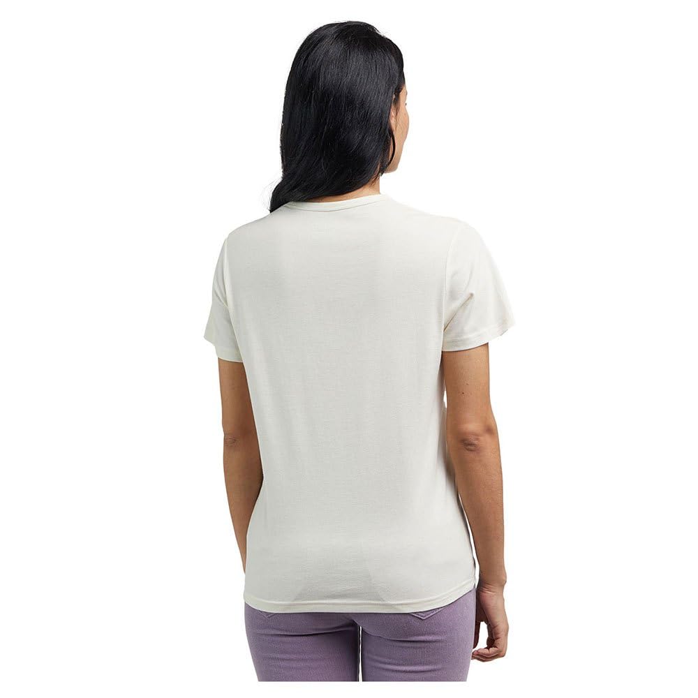 Lee Regular t-shirt femme beige coton quotidien