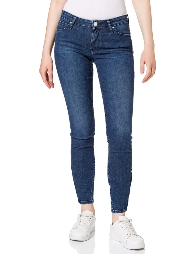 Lee Scarlett Cropped jean skinny bleu Sitka 25/31