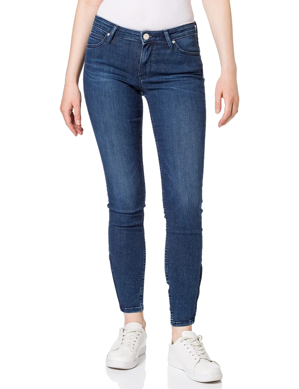 Lee Scarlett Cropped jean skinny bleu Sitka 25/31