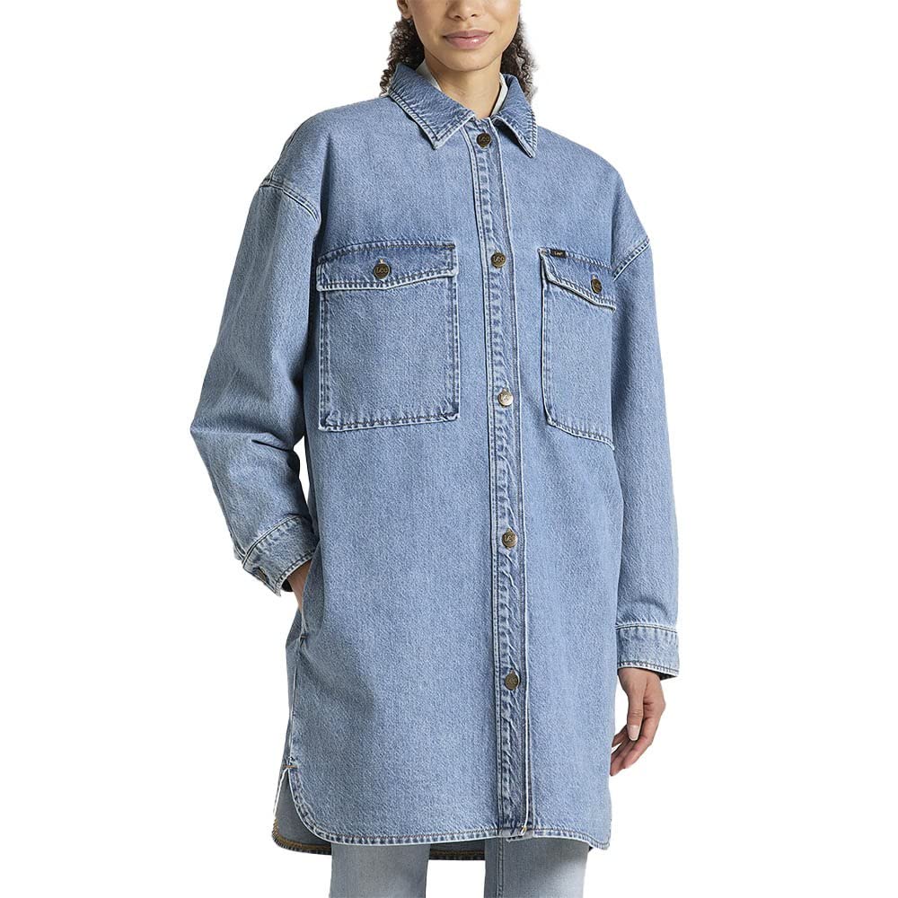 Lee Elongated Overshirt surchemise femme coupe longue
