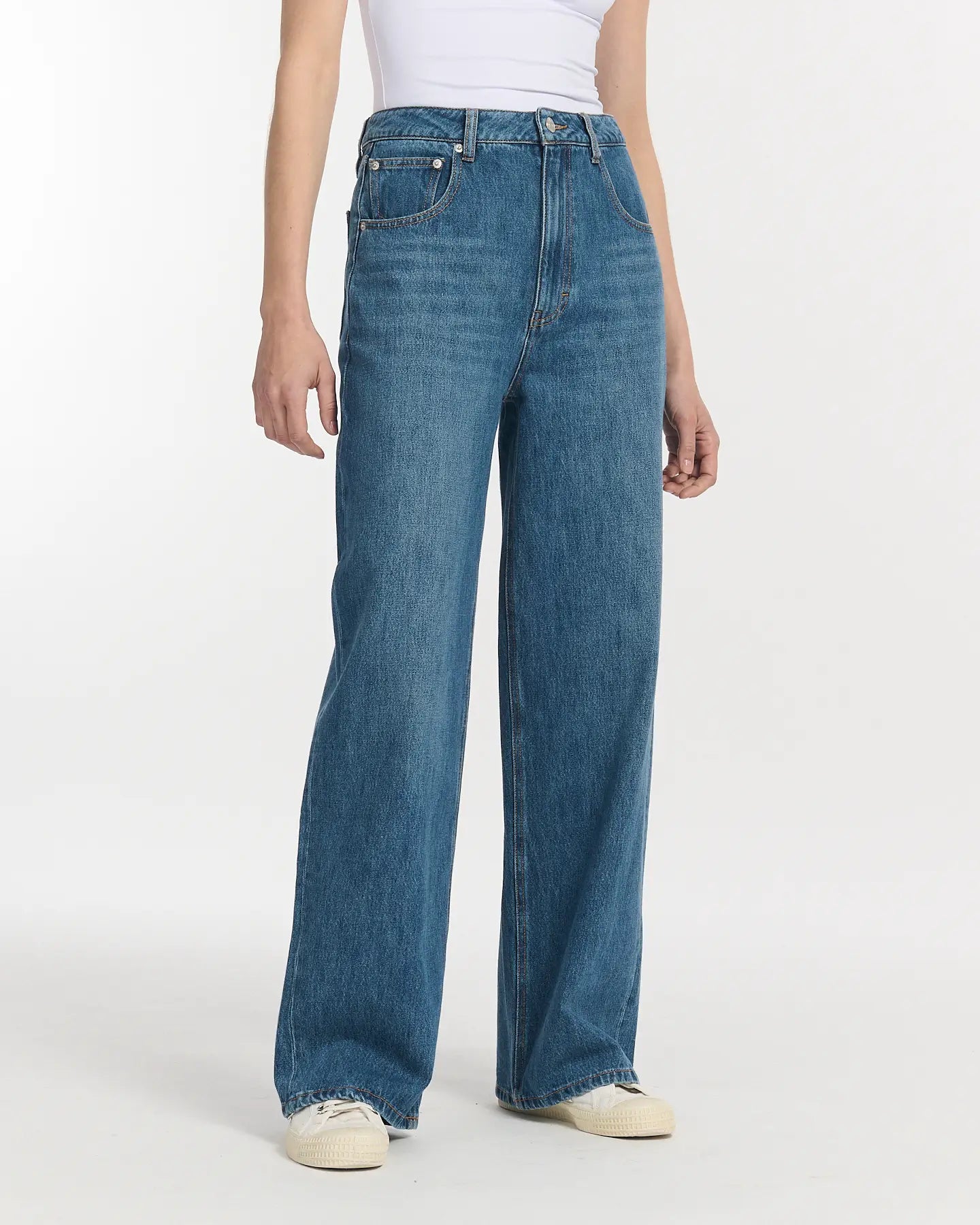 Labdip Wilo Denim IN 30 Mid Blue jean baggy bleu