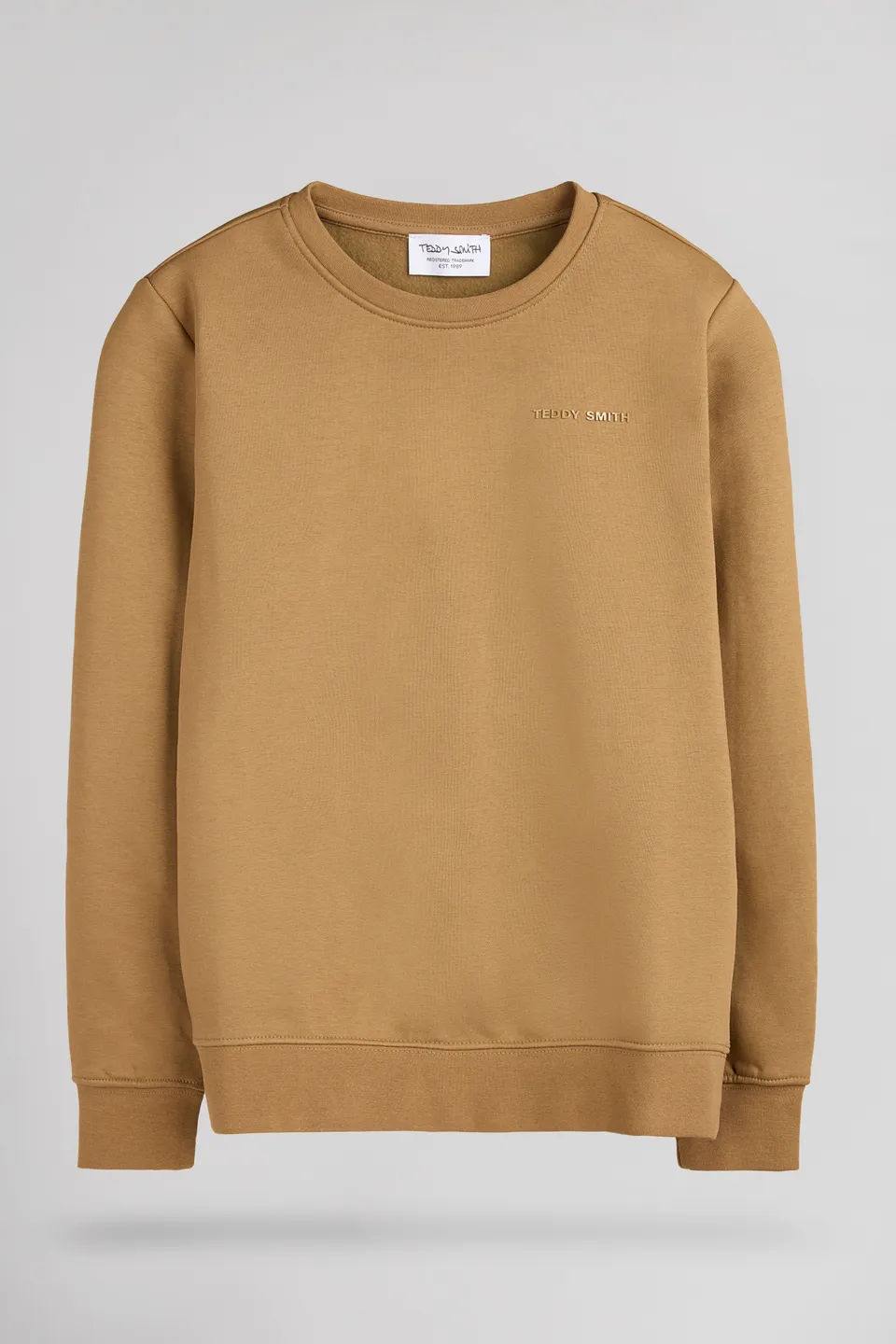 TEDDY SMITH S-NARK RC JR sweat noisette garçon
