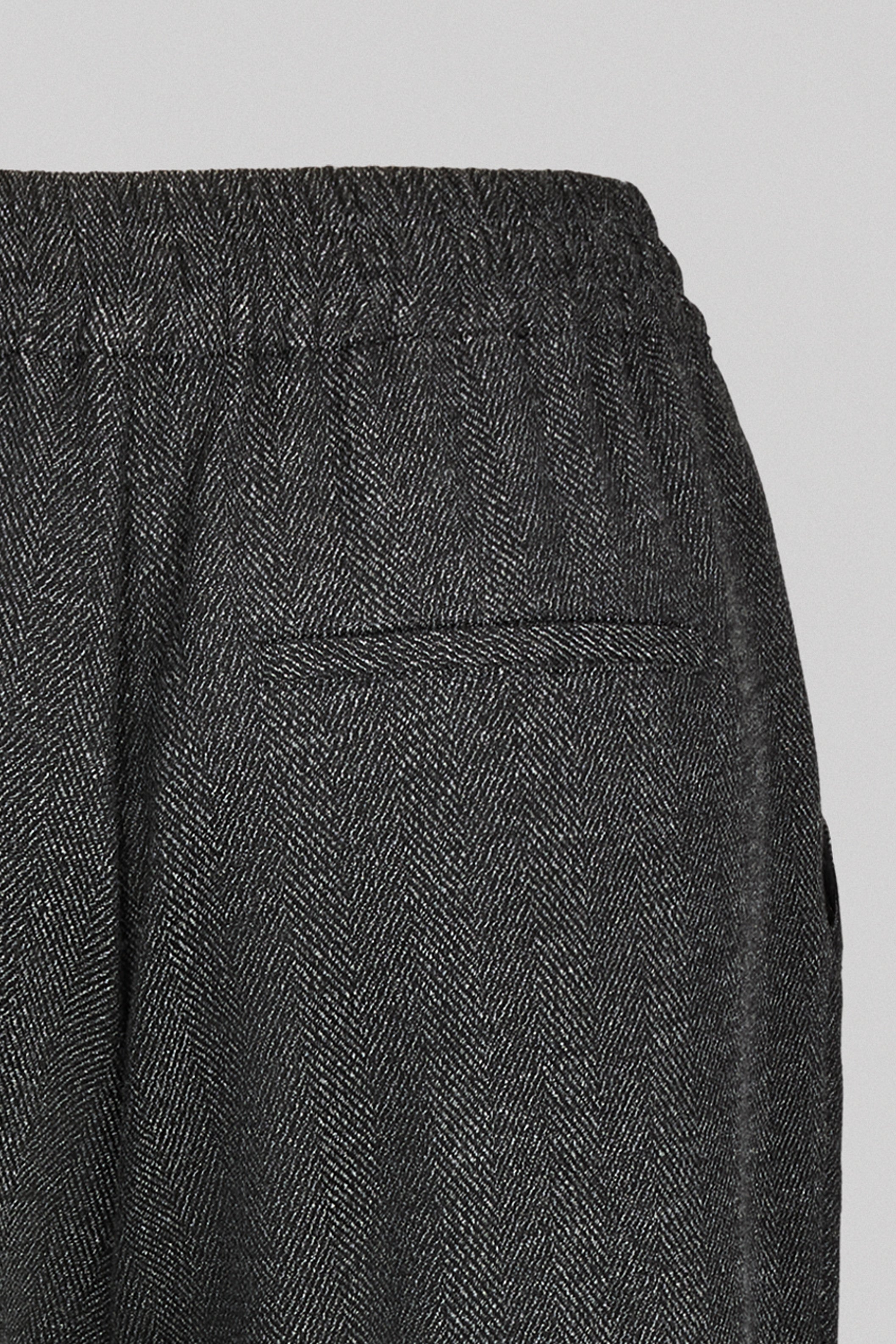 Teddy City pantalon ville femme mélange black élastiqué