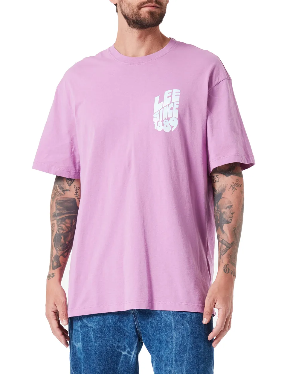 Lee 70s Loose t-shirt homme L Tall coton ample
