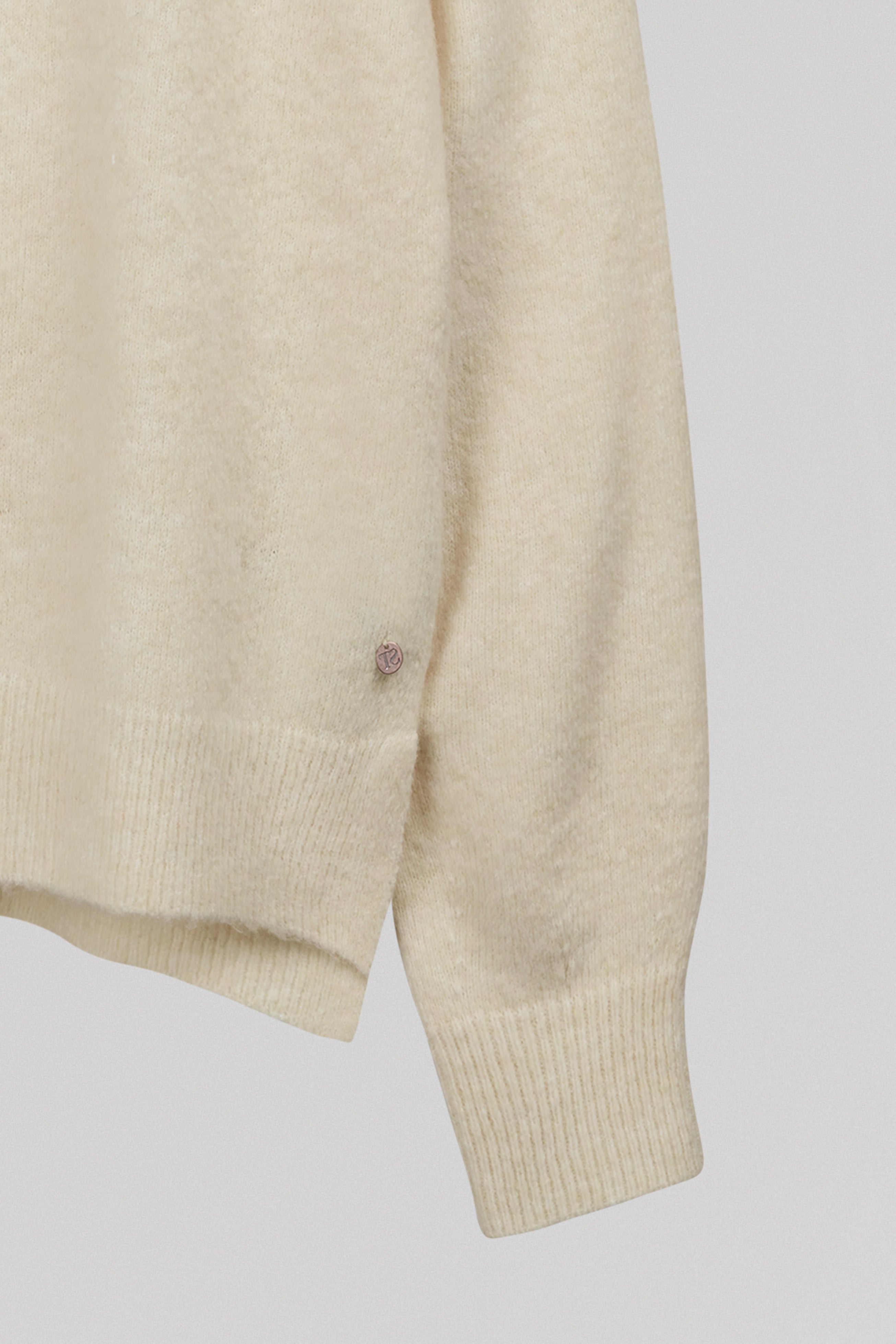 Teddy Smith P-Billie pull femme beige chiné