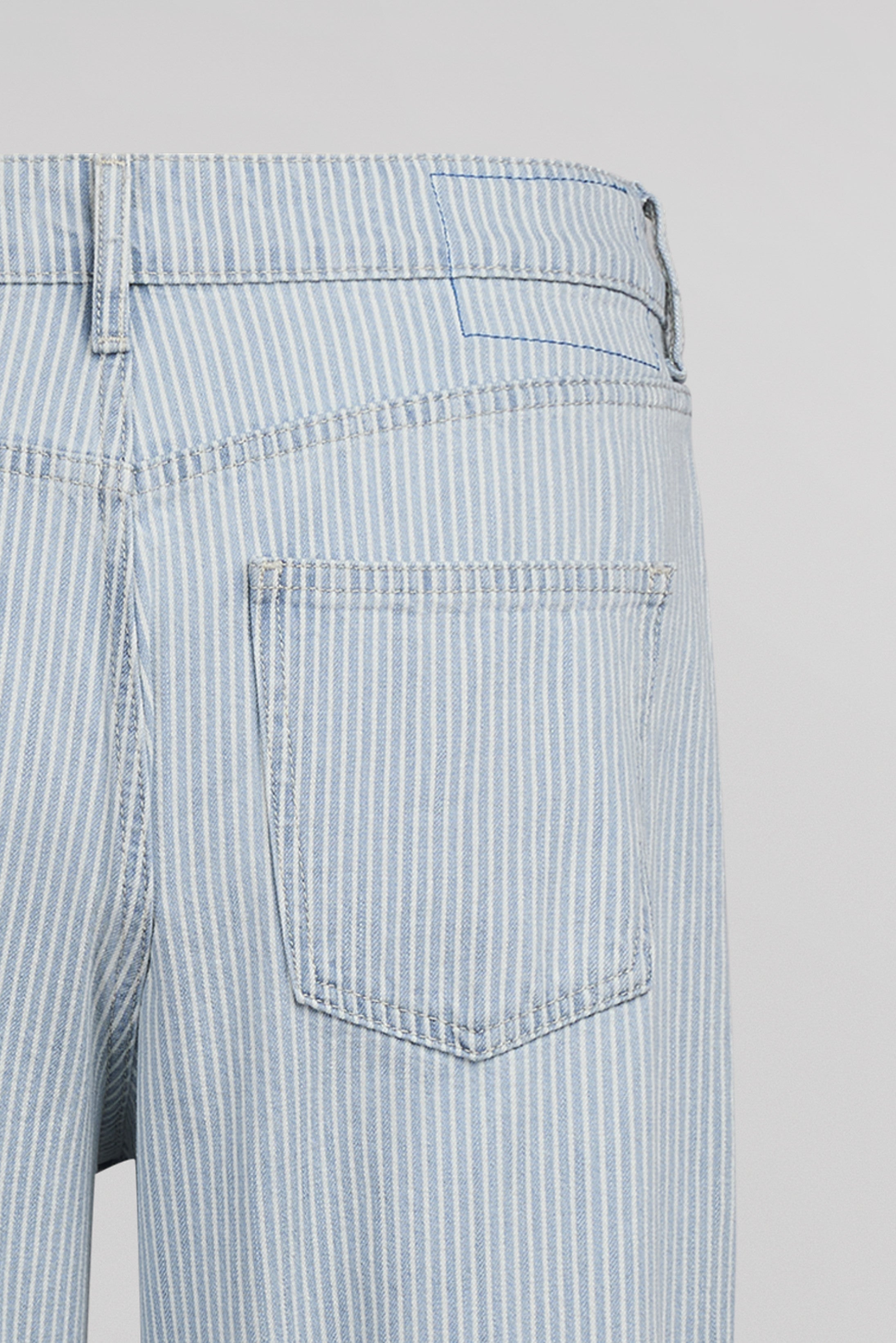 Teddy Smith Tomboy Stripes jean droit taille basse bleach