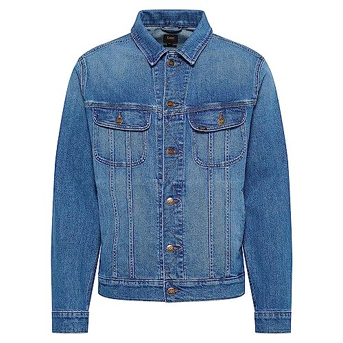Lee Rider veste en jean homme S bleue denim
