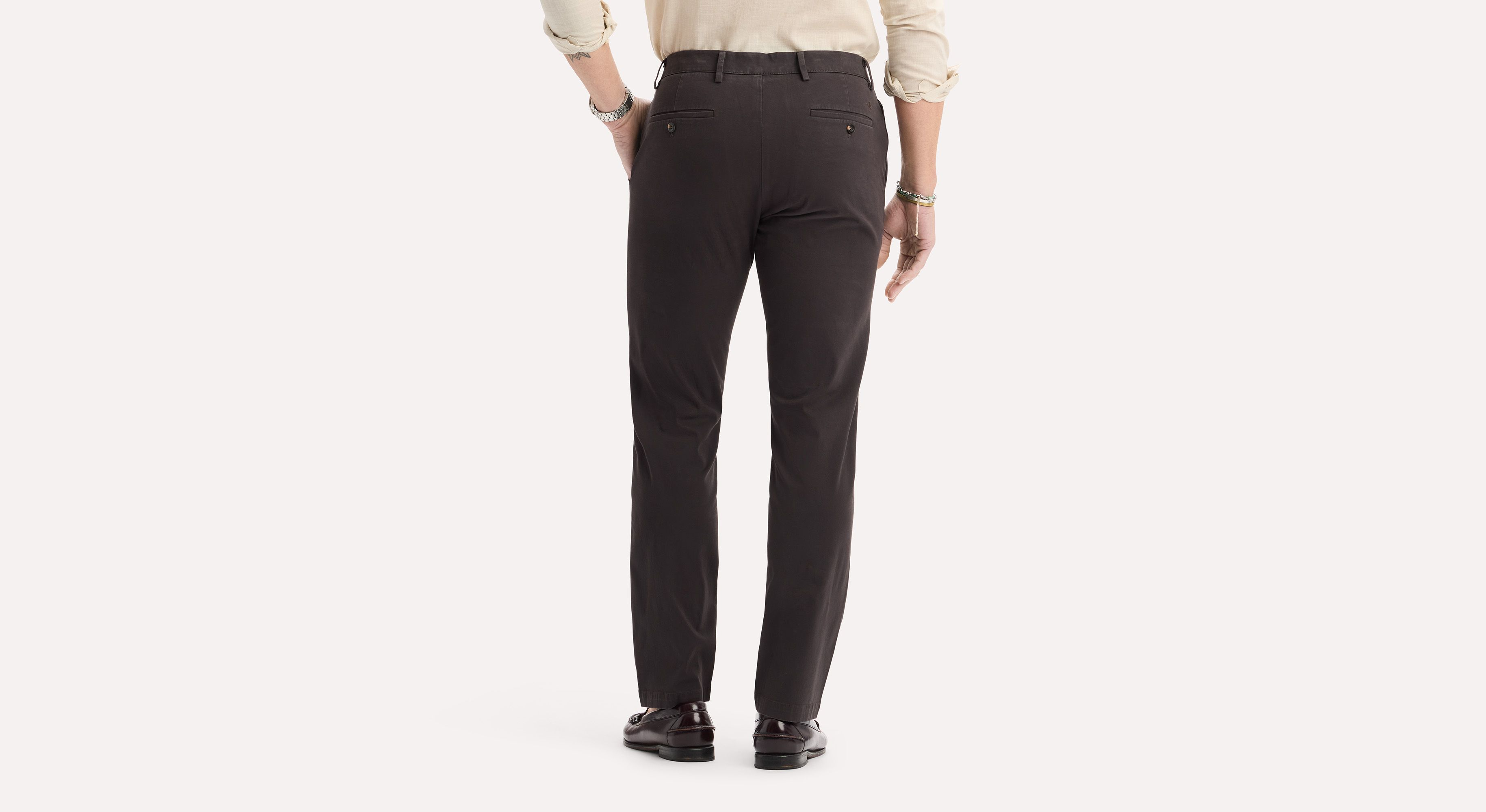 Dockers Crafted Khaki Slim Fit chino homme marron Licorice