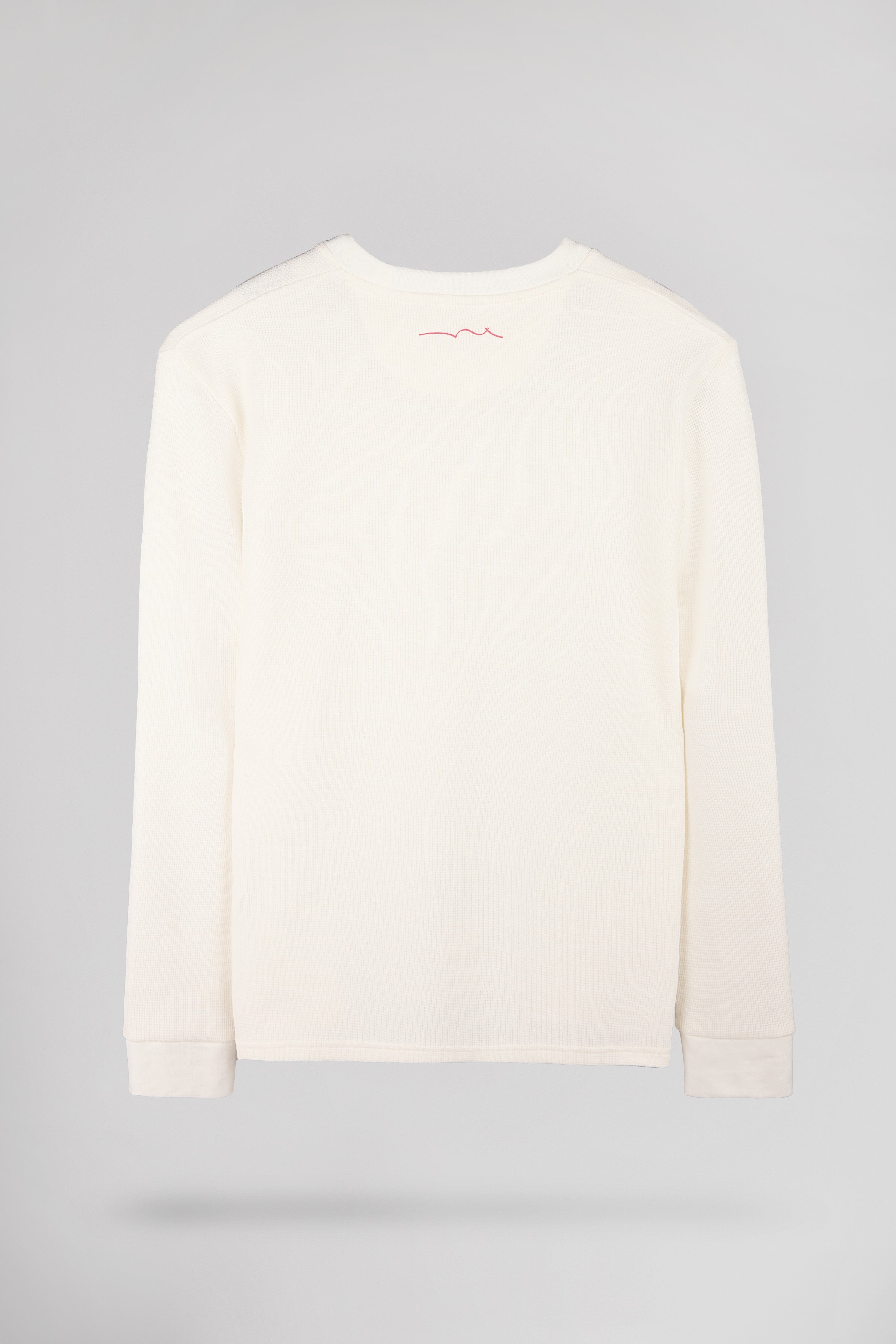 Teddy Smith T-Waffle ML t-shirt manches longues blanc gaufré