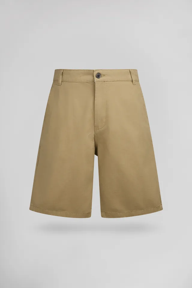 Teddy Smith S-Eddy Chino SH short Worker Beige coton