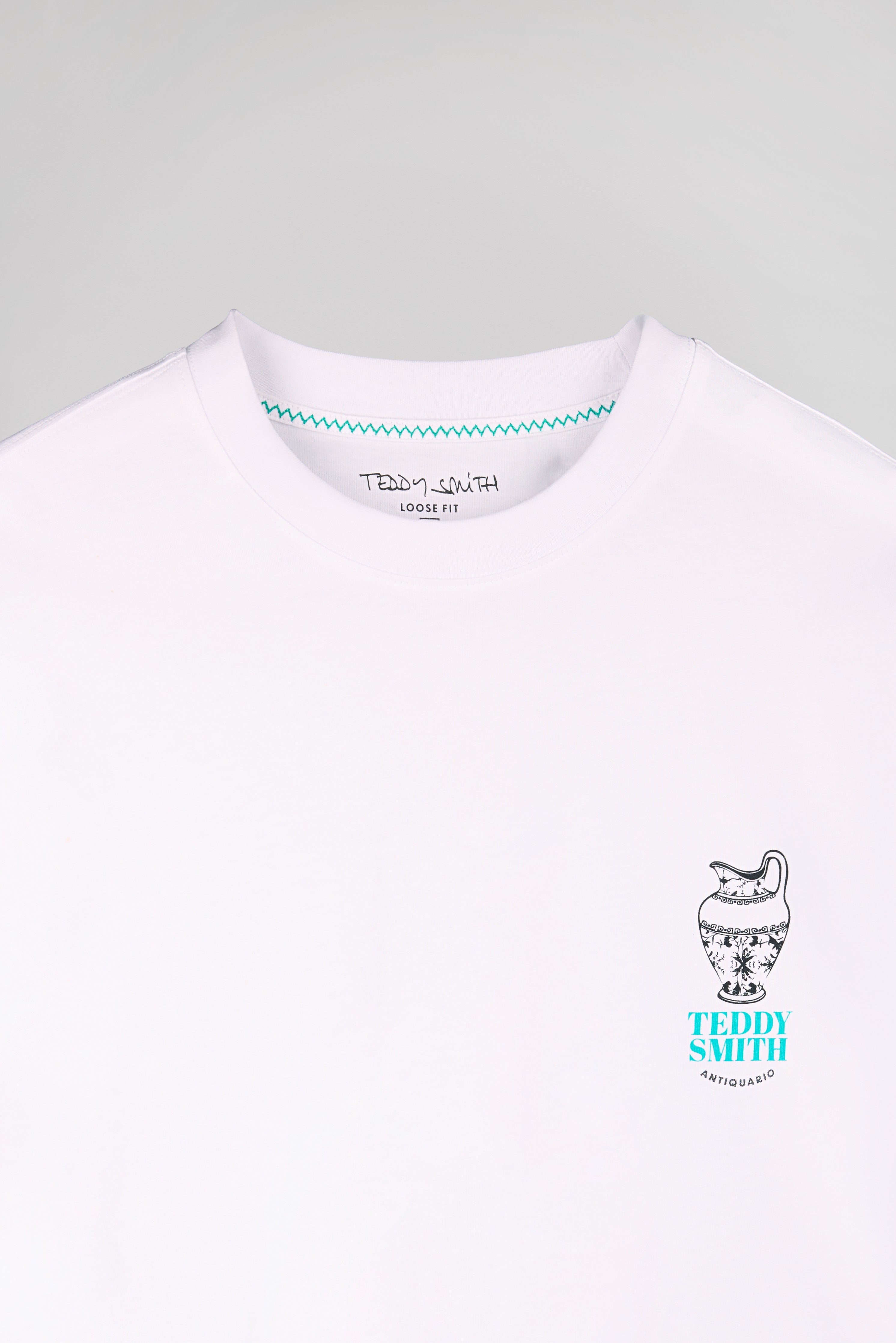 Teddy Smith T-Bis MC t-shirt homme blanc ample