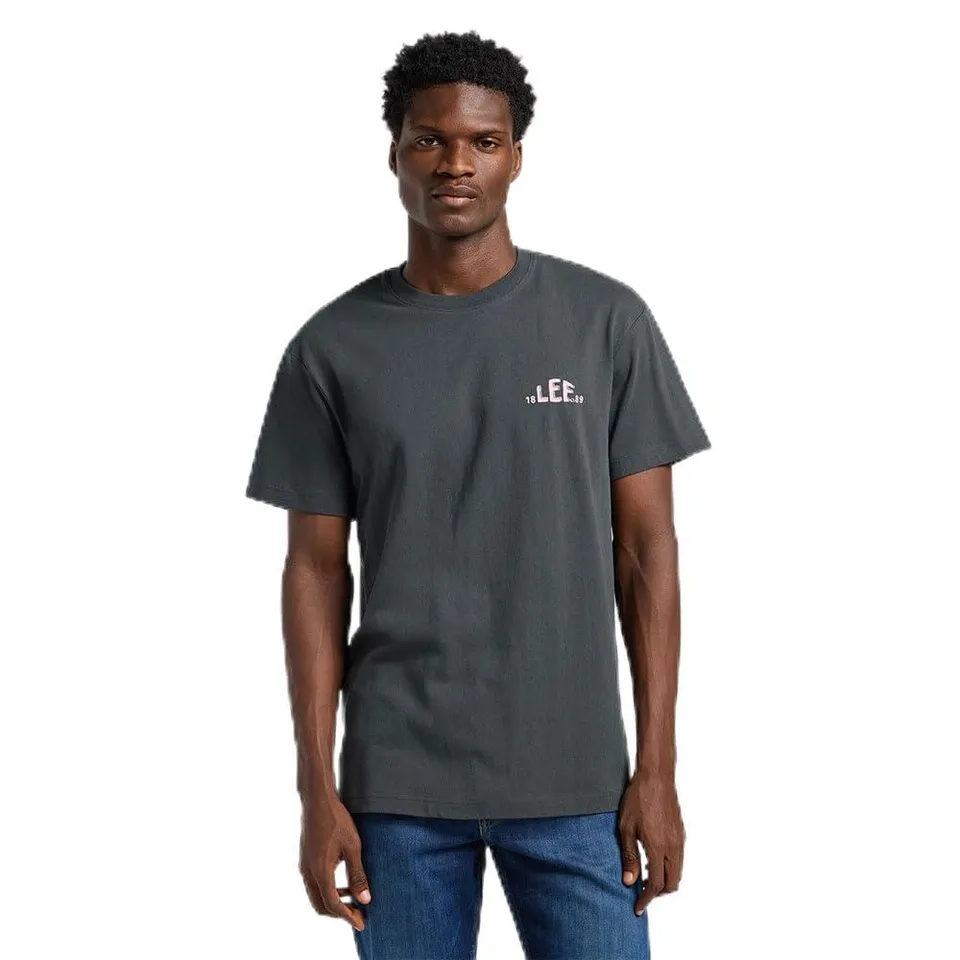 Lee Regular Logo Tee t-shirt homme noir coupe regular