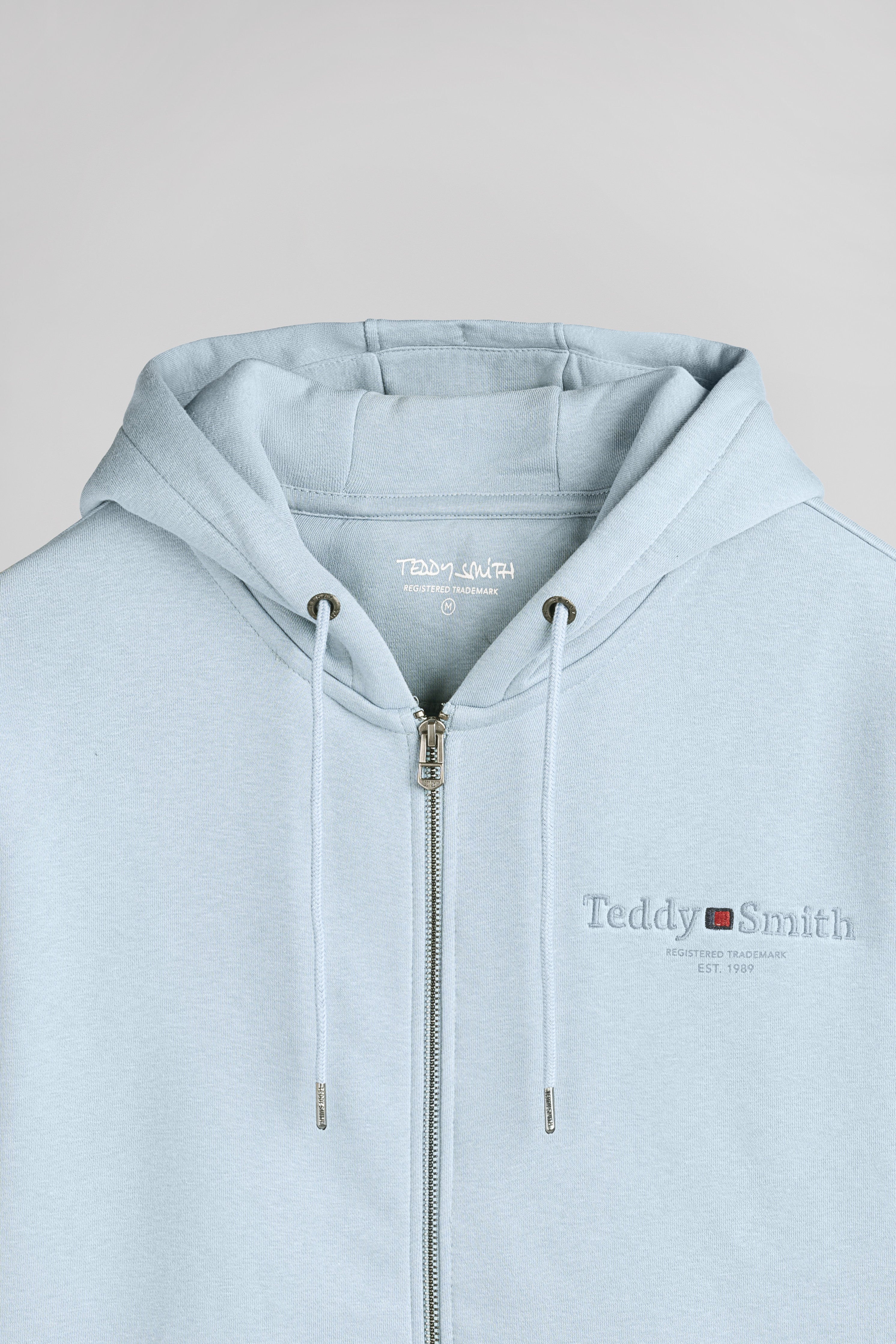 Teddy Smith Giclass Jim HZ gilet pastel blue molleton