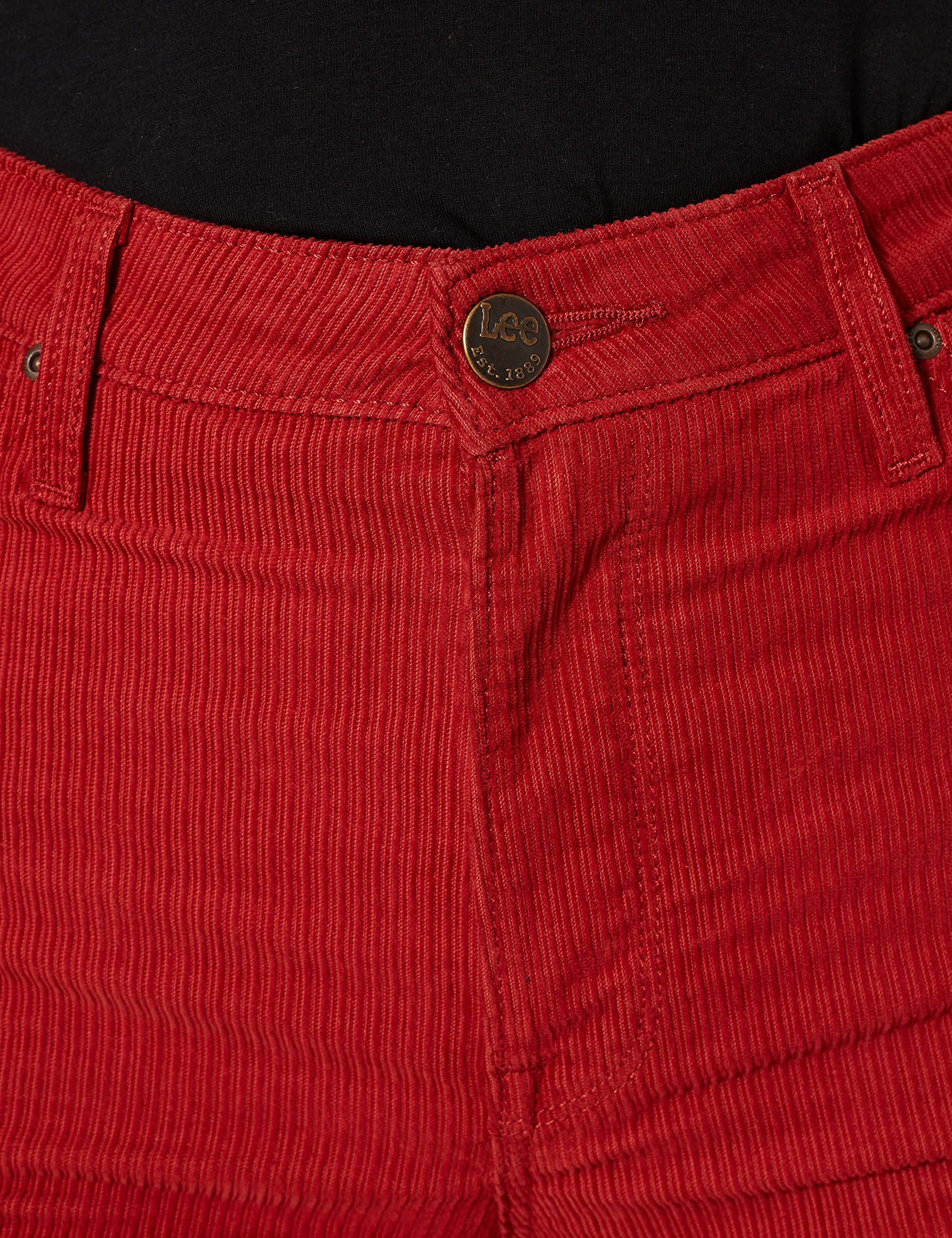 Lee Wide Leg jean large femme rouge ocre 27W x 35L