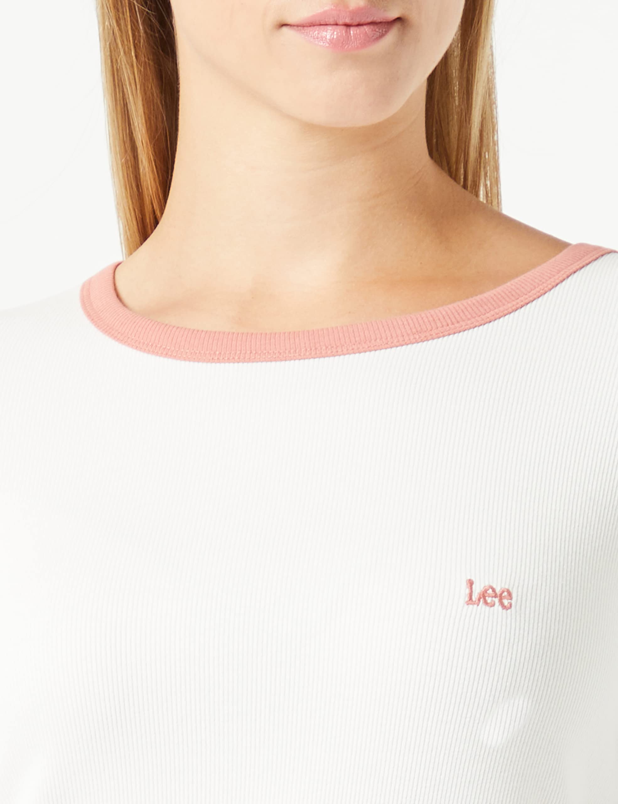 Lee Côtelé SS t-shirt femme taille L ajusté