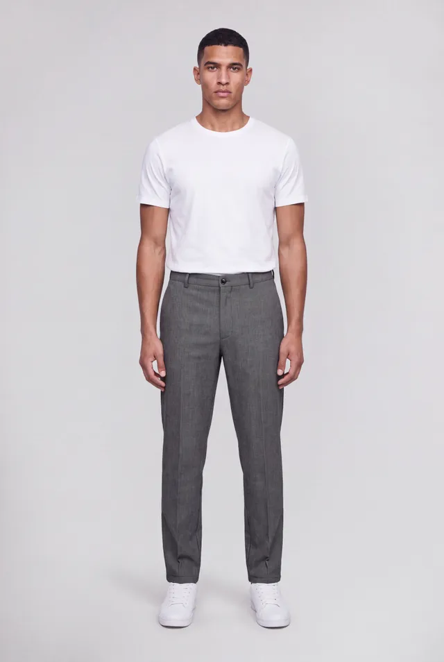 Teddy Smith P-Conrad pantalon ville gris chiné stretch