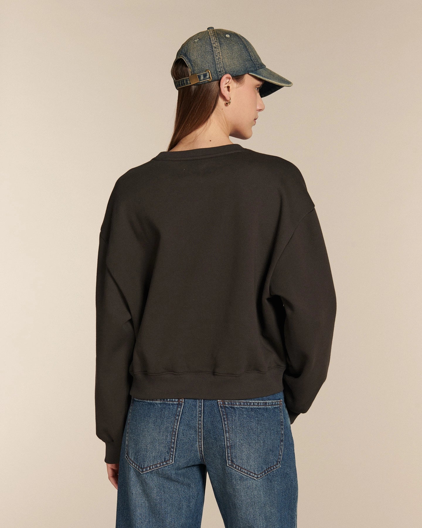 Labdip College Truffle sweat court boxy coton