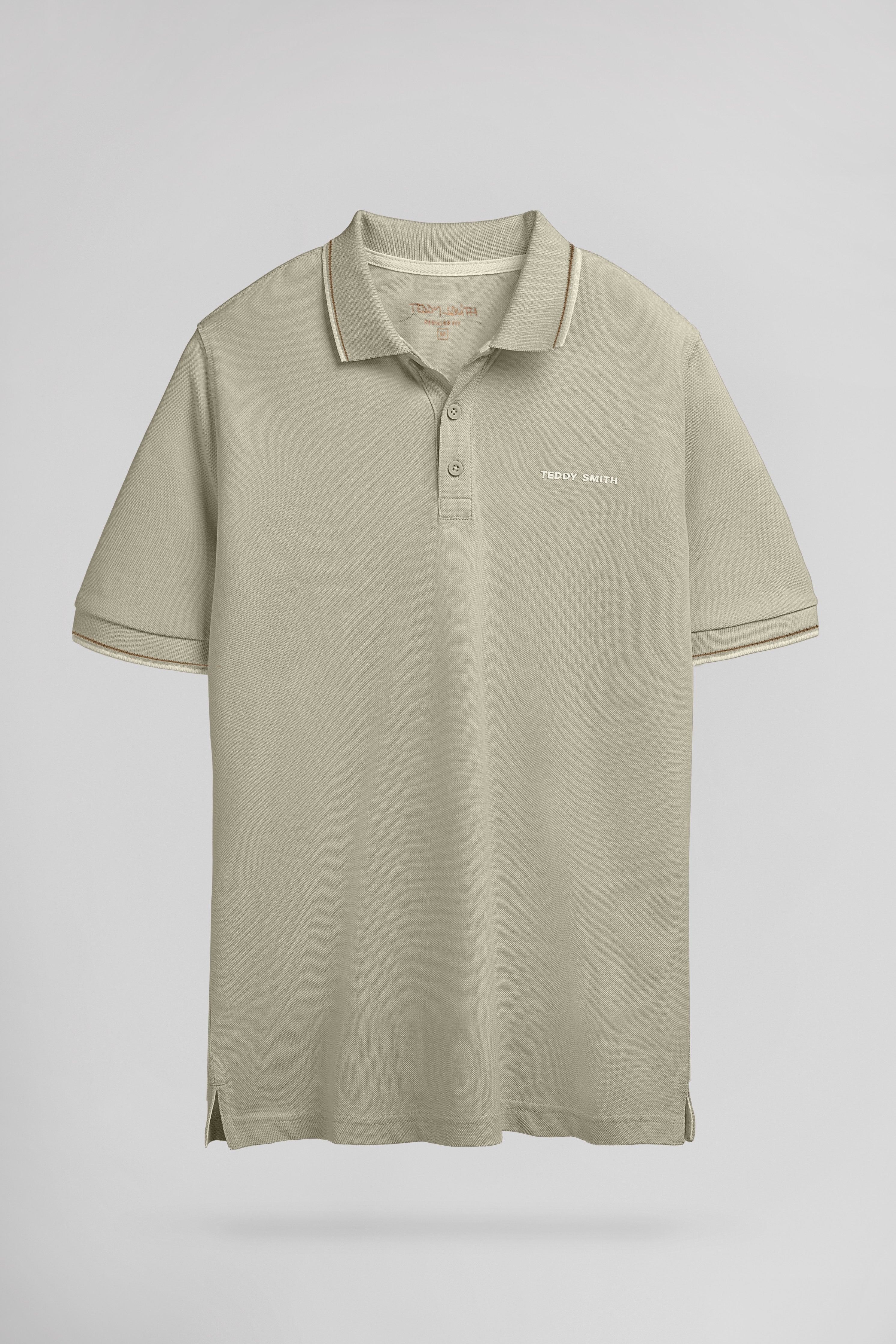 Teddy Smith Pasian 2 MC polo bleach kaki coton