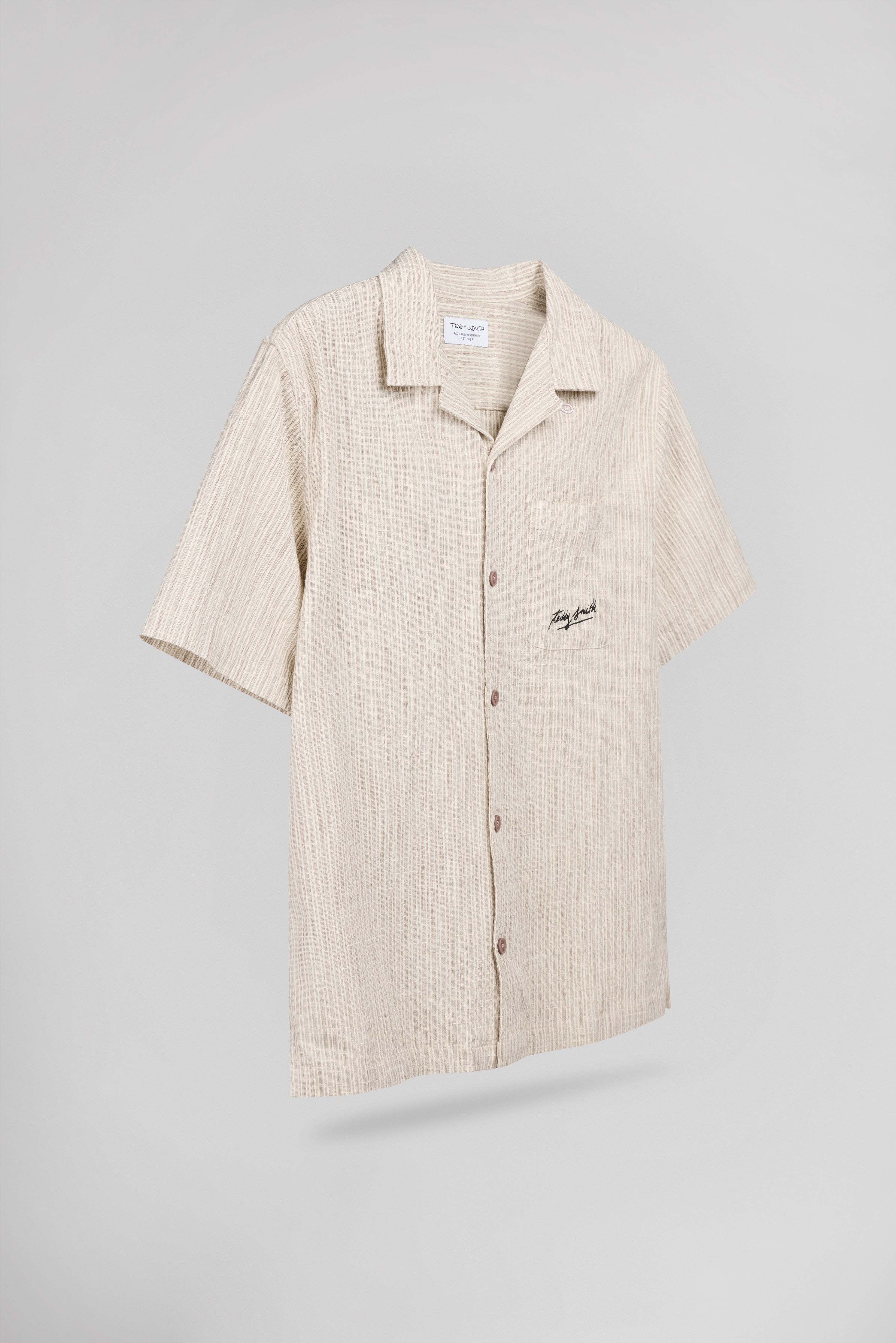 Teddy Smith C-Elvis MC chemise beige ample