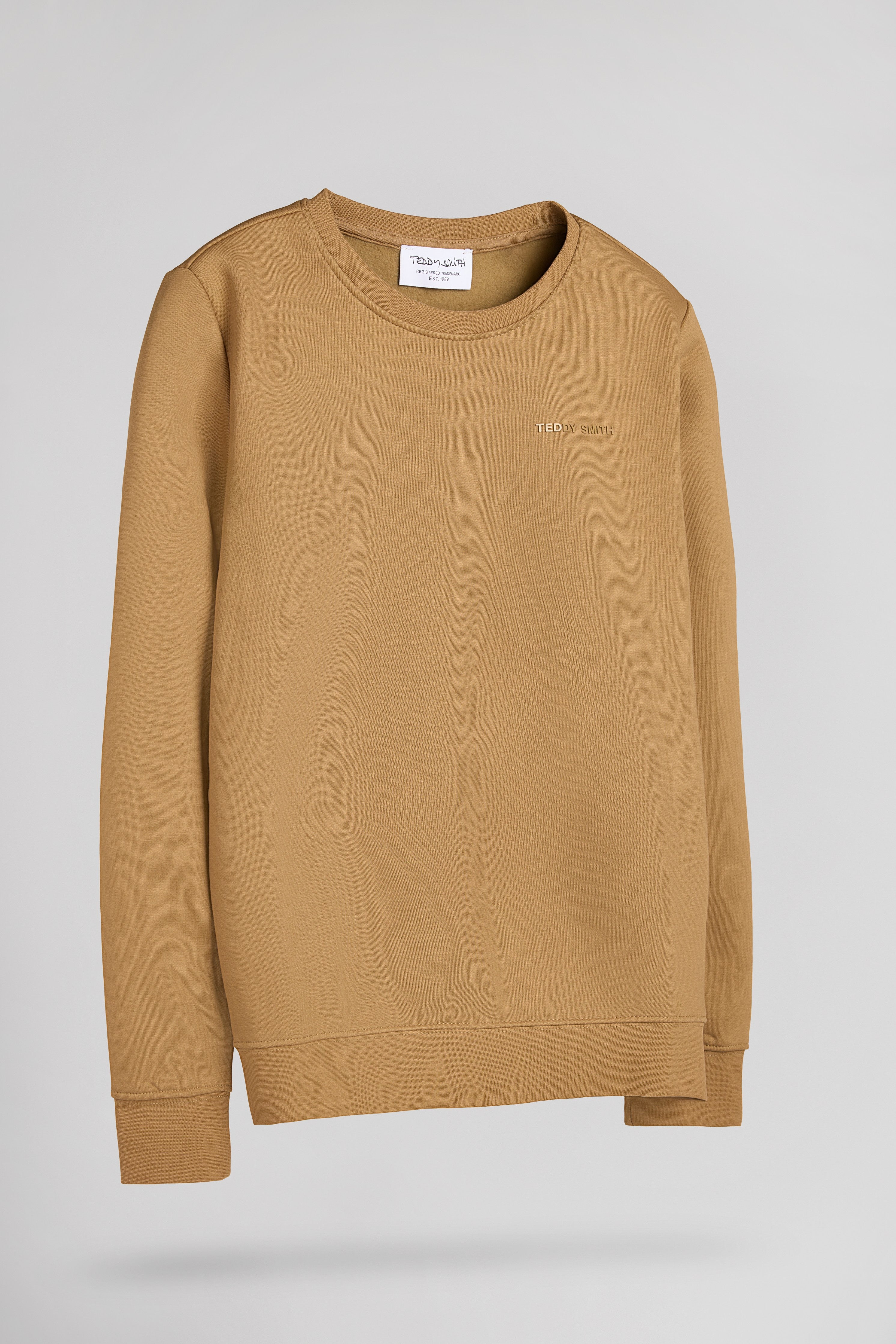 TEDDY SMITH S-NARK RC JR sweat noisette garçon