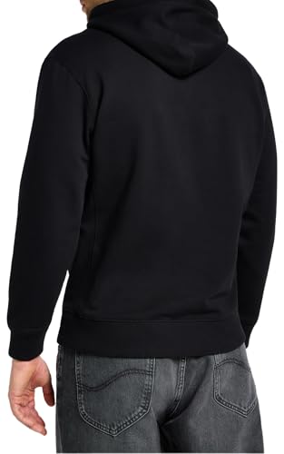 Lee Plain Hoodie sweat capuche homme noir XXL molleton