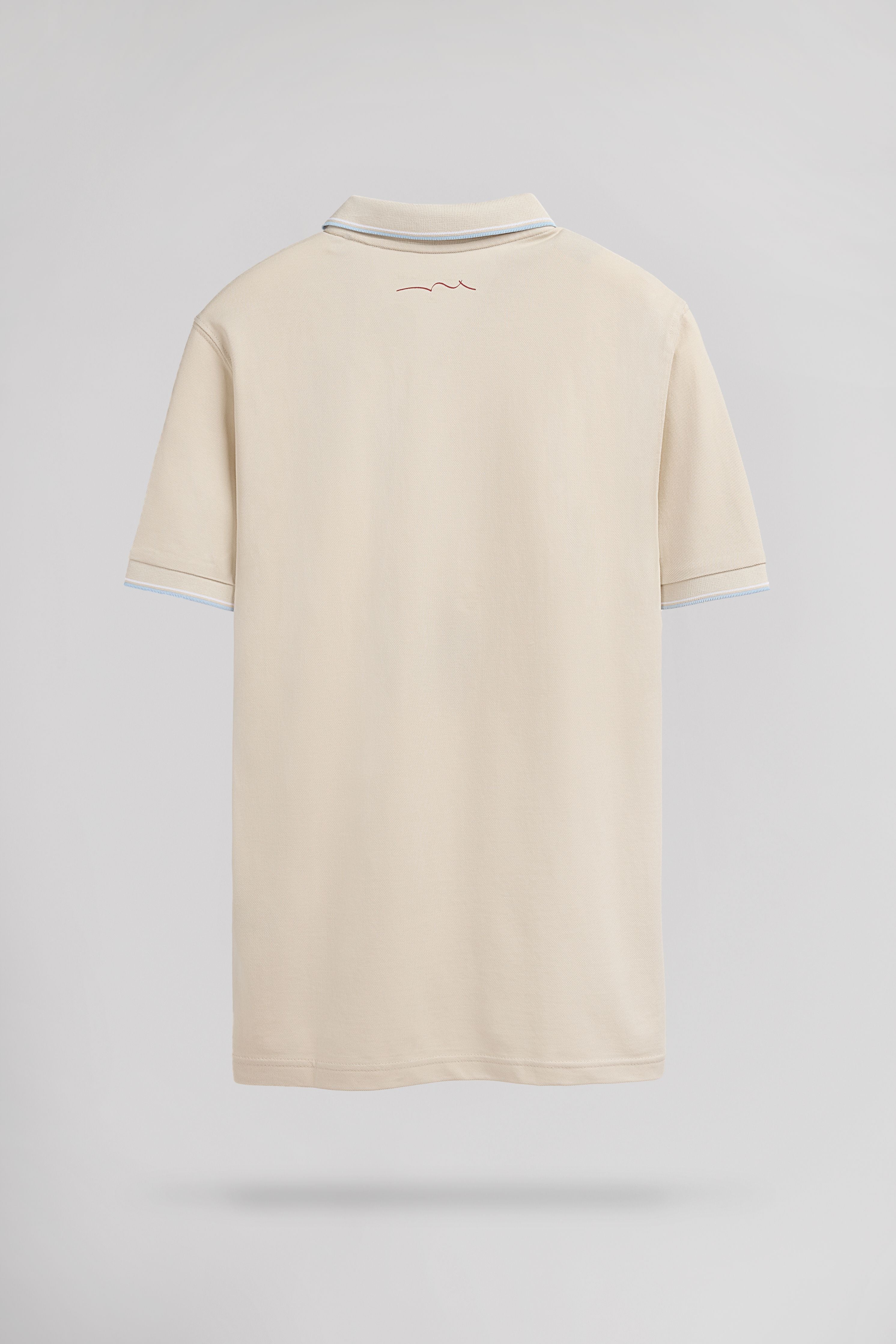 Teddy Smith Pasian 2 MC polo piqué beige clair coton