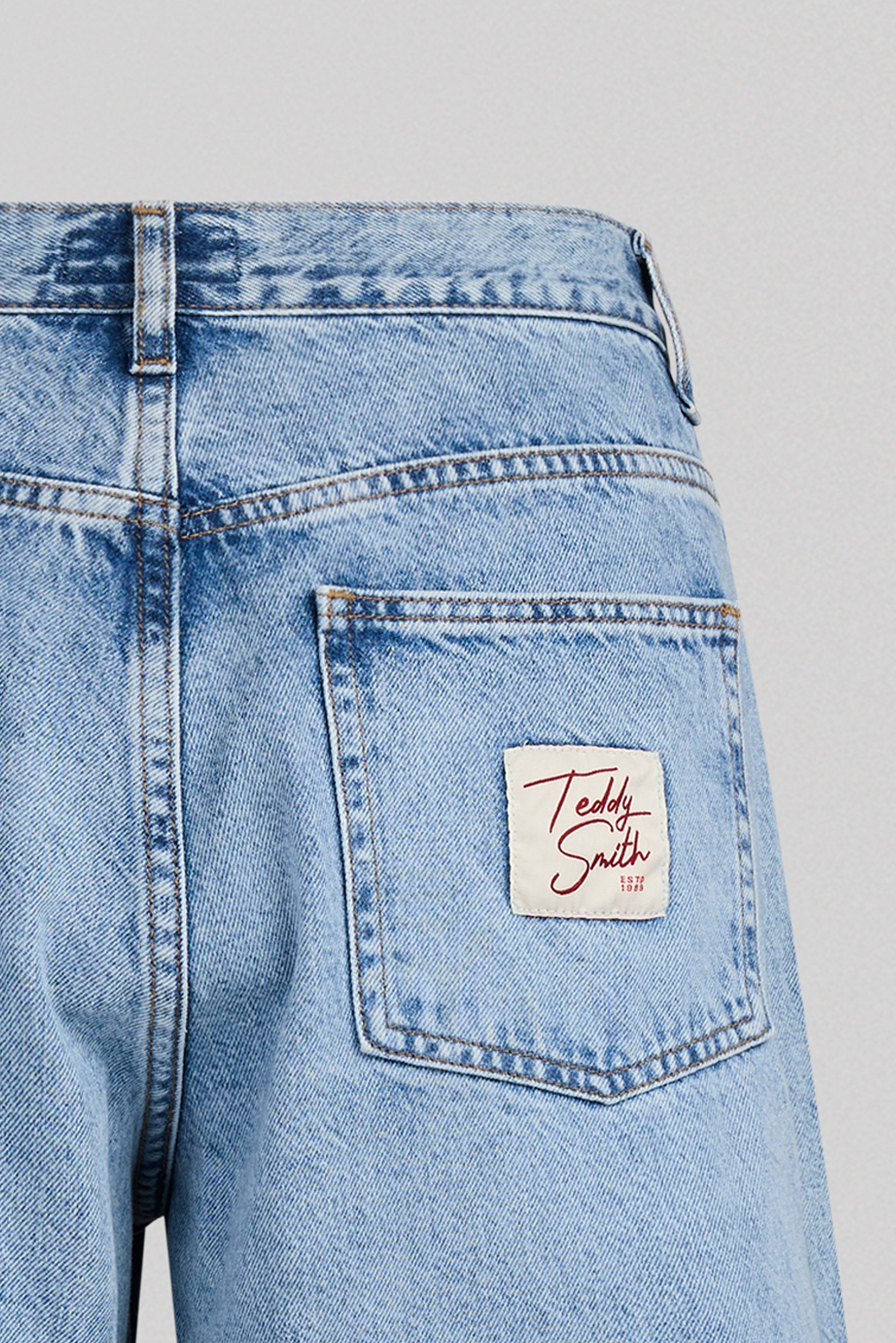 Teddy Smith P-Josefa Wide jean large indigo