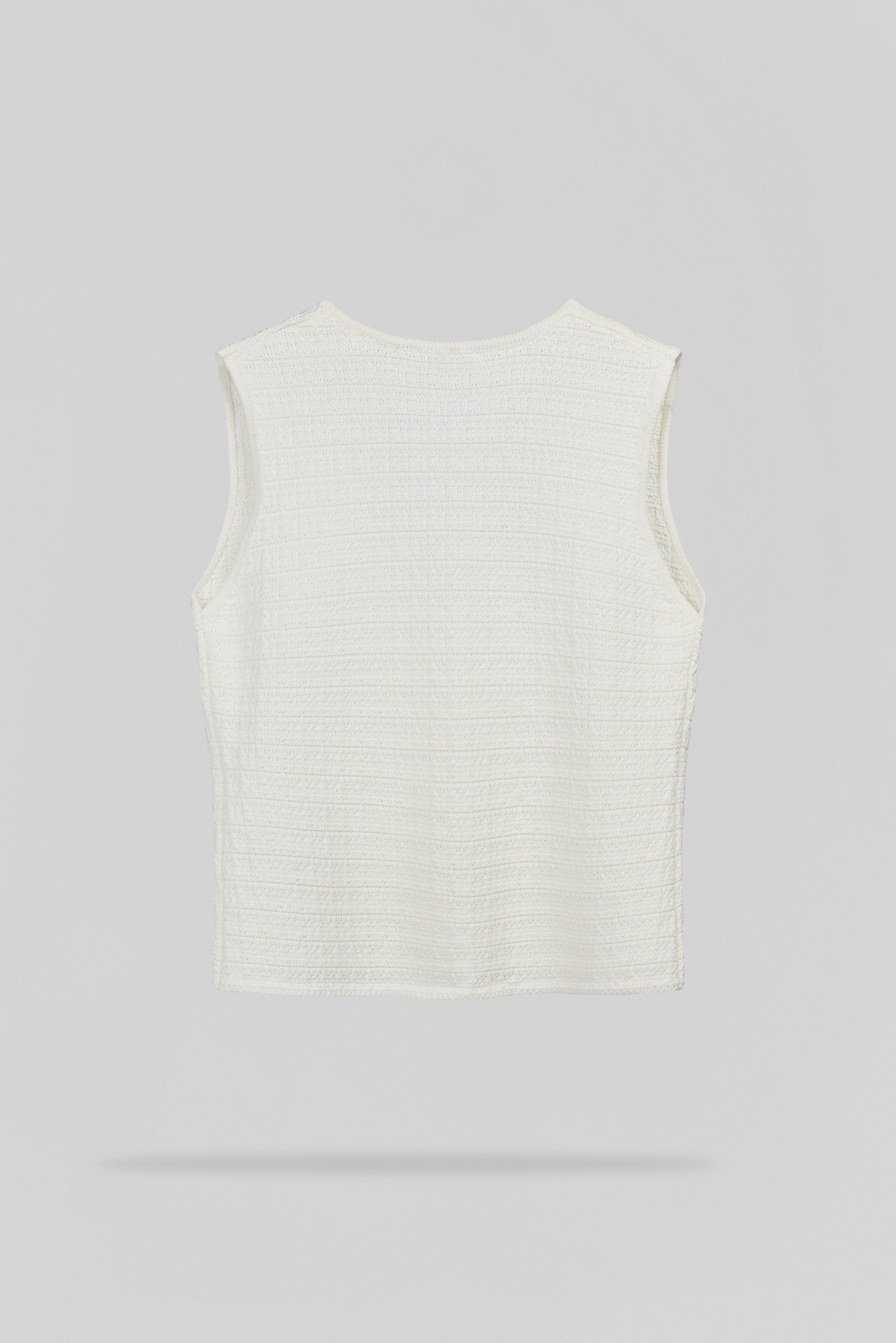 Teddy Smith G-Millie gilet sans manches blanc cassé
