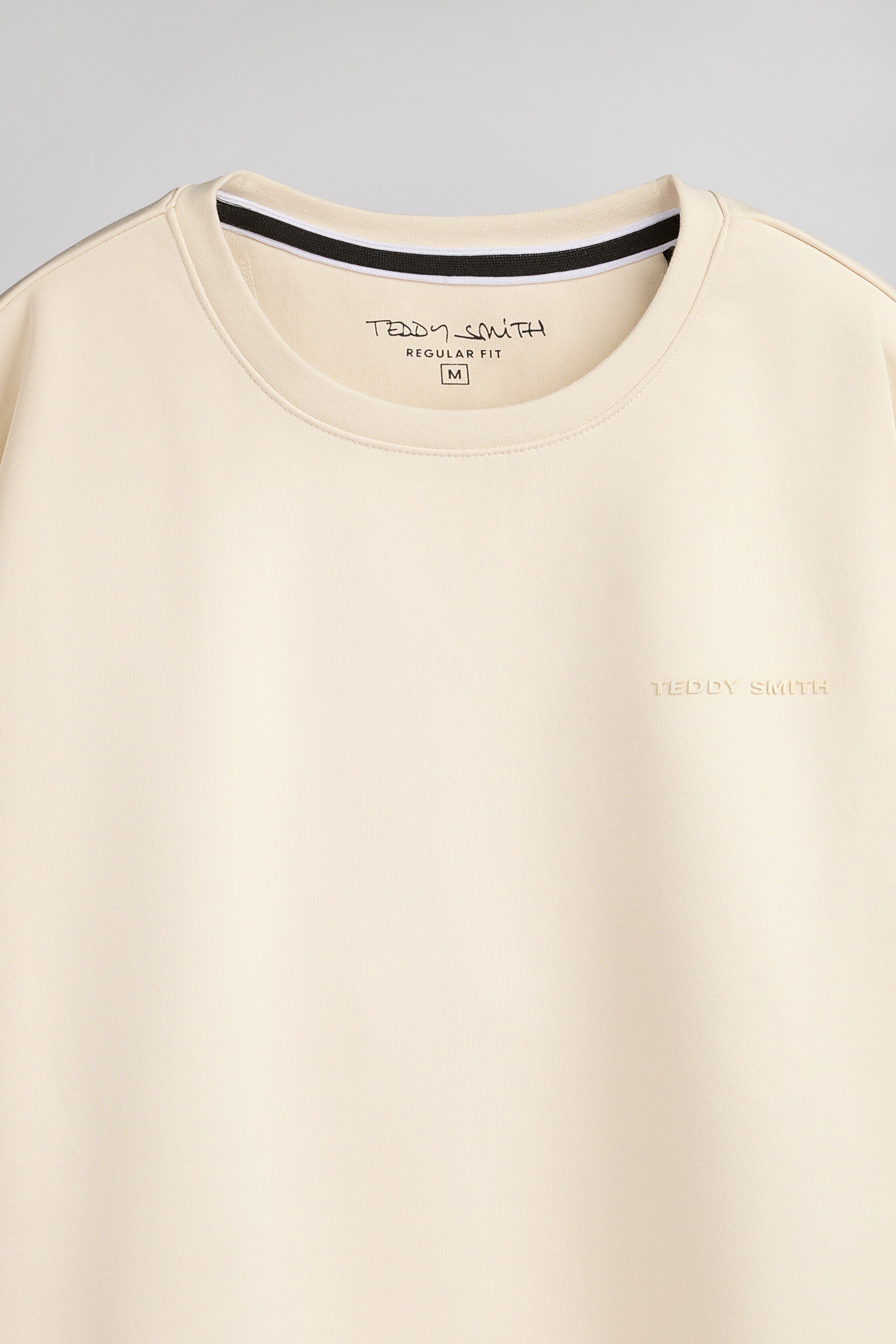 Teddy Smith S-Nark RC sweat col rond naturel homme