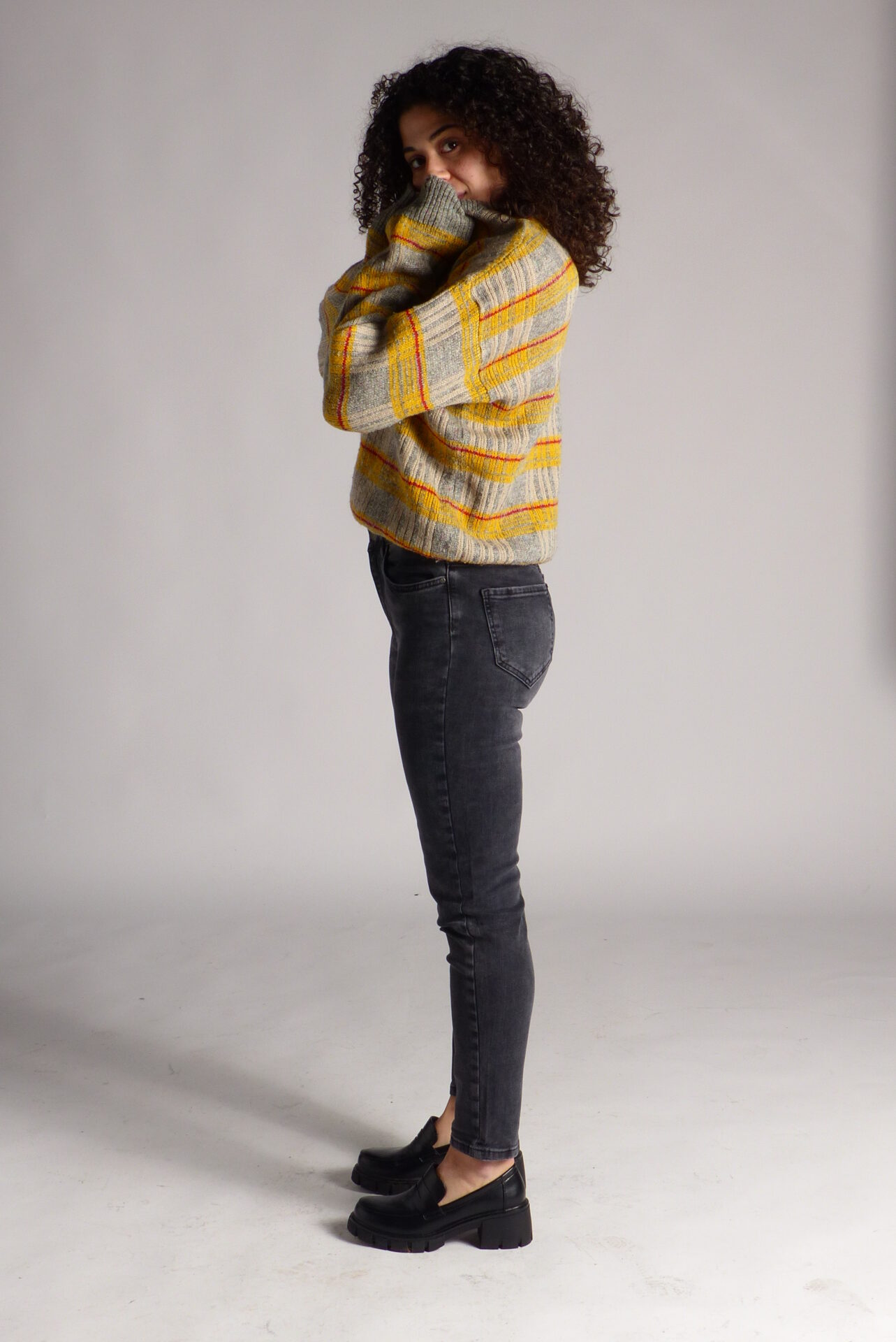 AA Spontané Slim jean slim noir délavé stretch confort