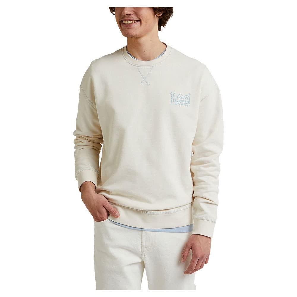 Lee Loose Seasonal sweat homme molleton gris brumeux