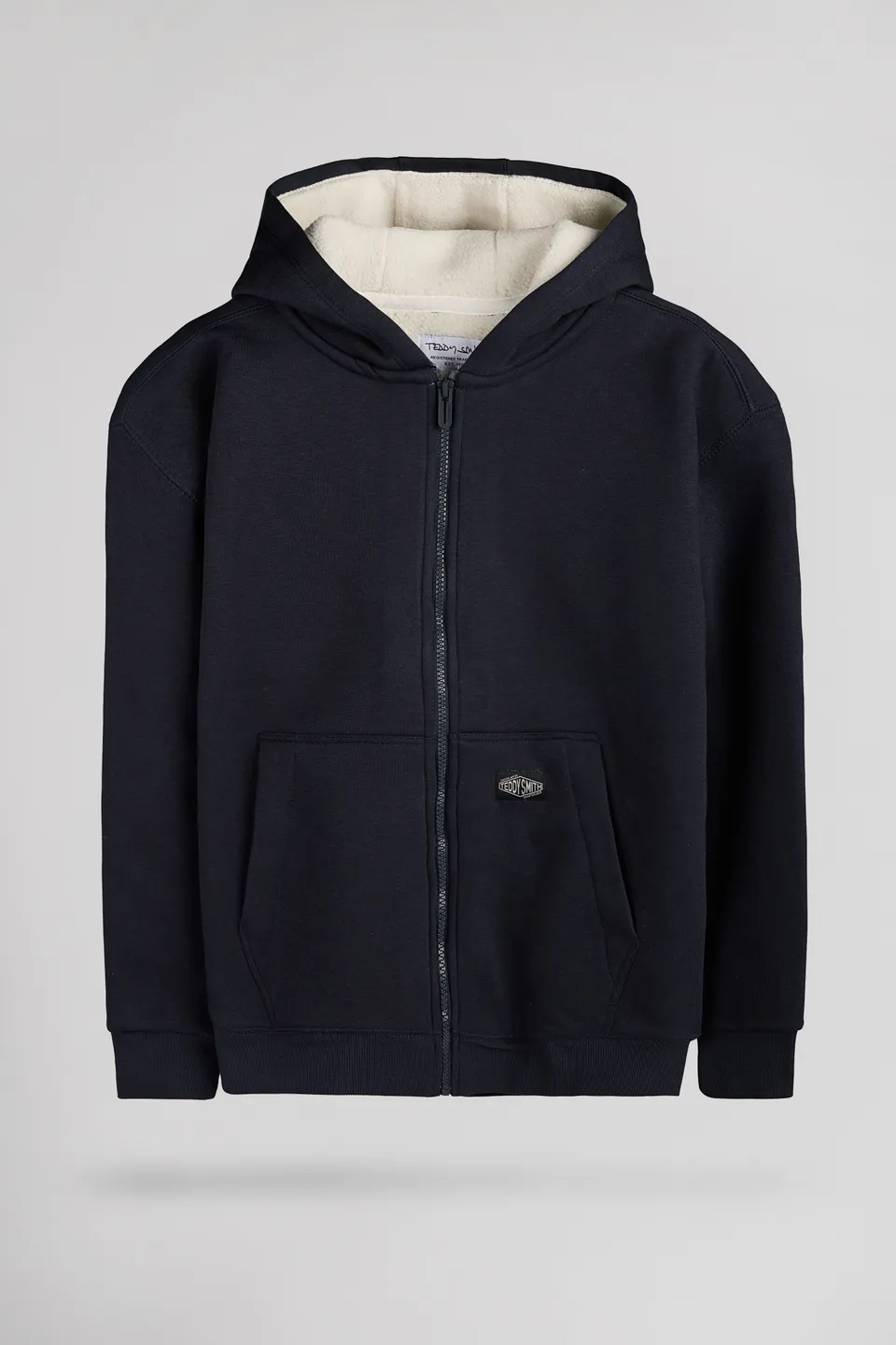 Teddy Smith G-Ony Hoody JR gilet sherpa marine garçon