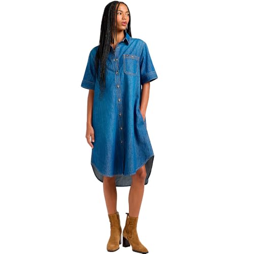 Lee All Purpose A Line Dress robe Fast Talk denim