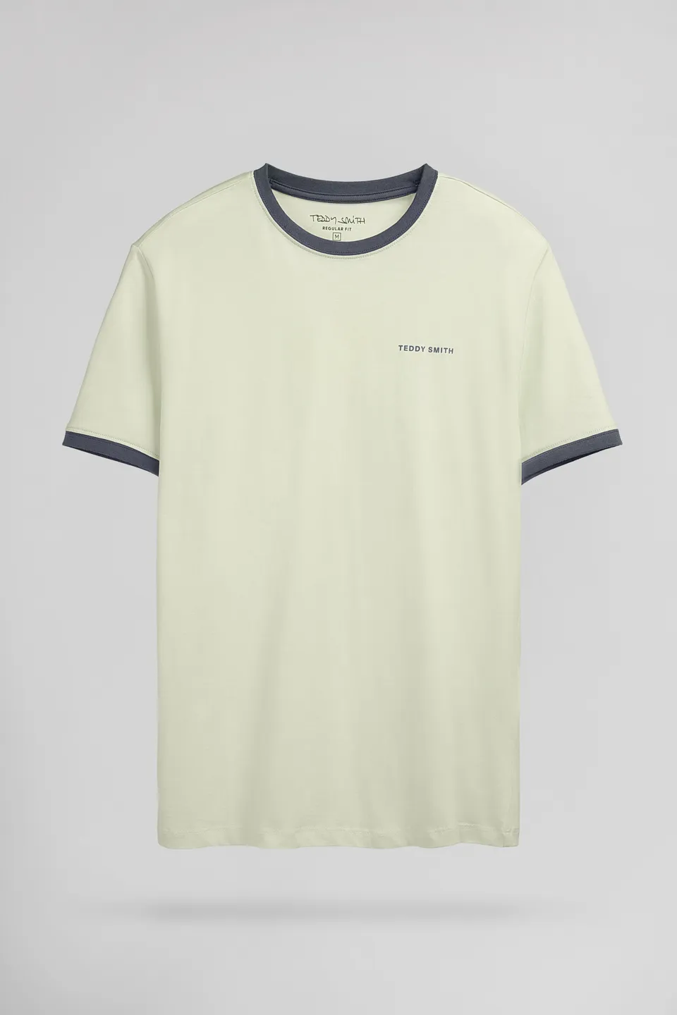 Teddy Smith The-Tee 2 R t-shirt vert nacré coton