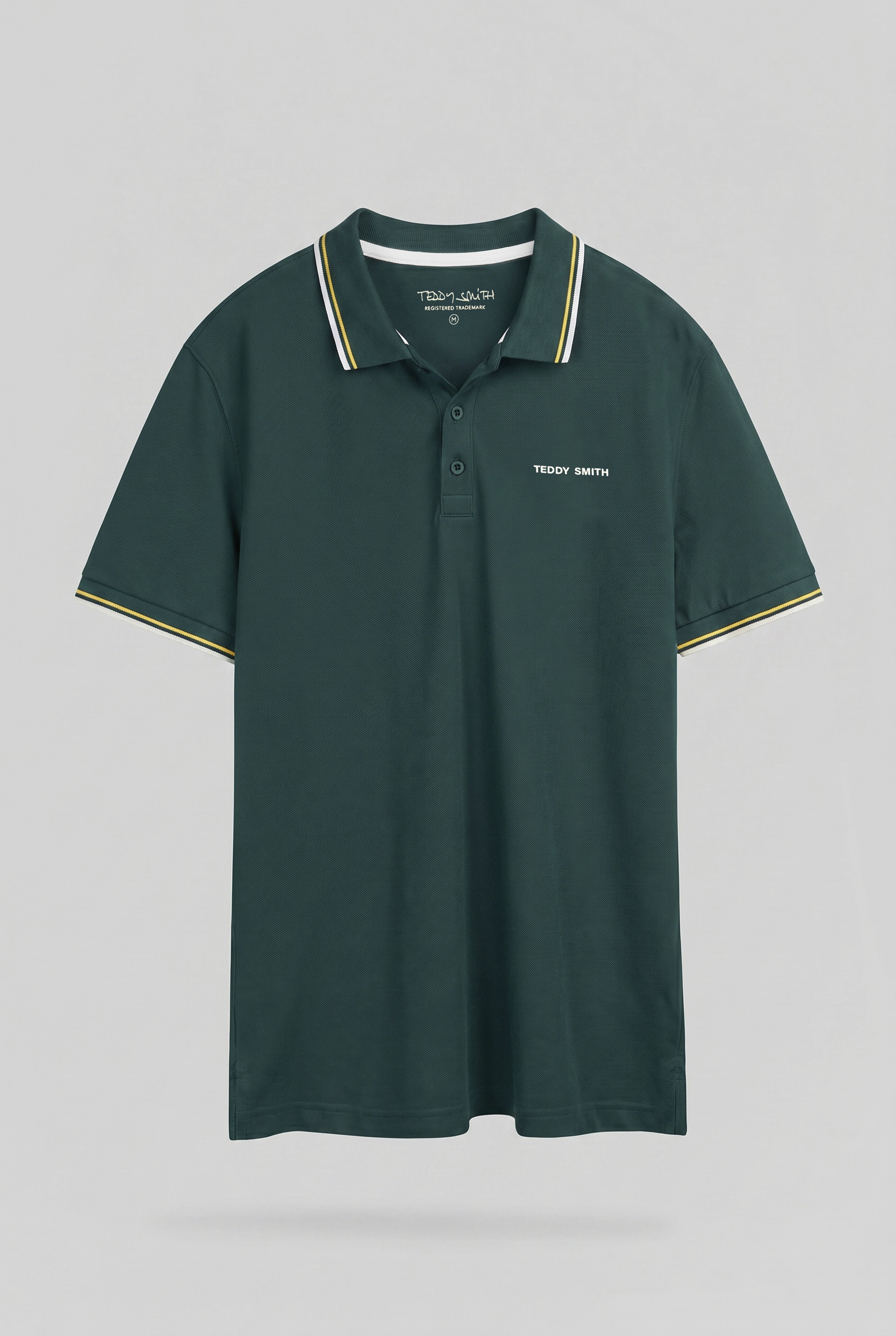Teddy Smith Pasian 2 polo piqué homme vert pin coton
