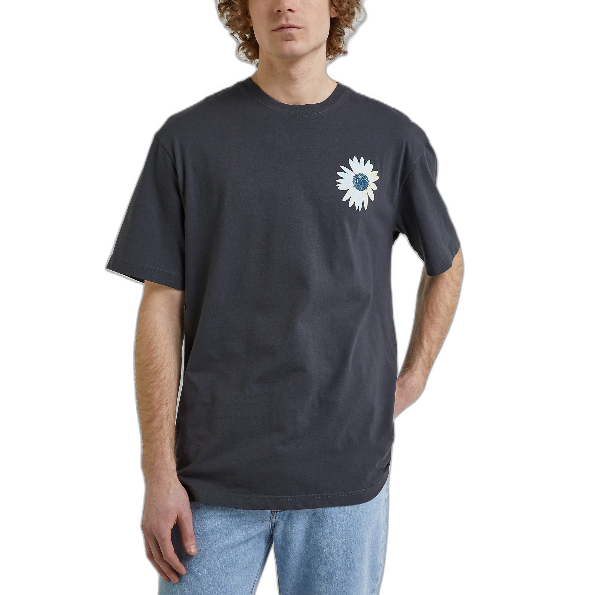 Lee T-shirt homme S blanc ample coton