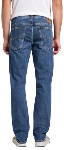 Lee Daren Zip Fly jean homme droit Indigo Sight taille basse