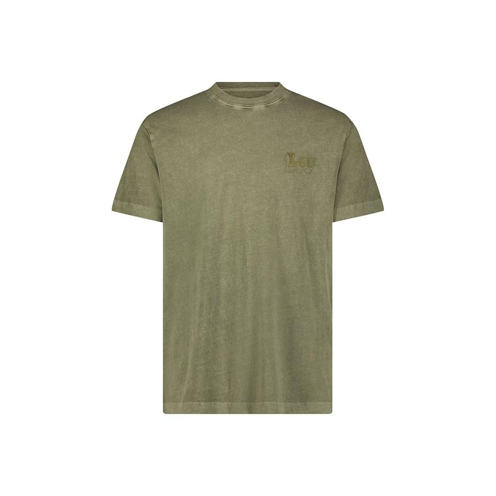Lee Subtle Relaxed Tee t-shirt homme L écru coton