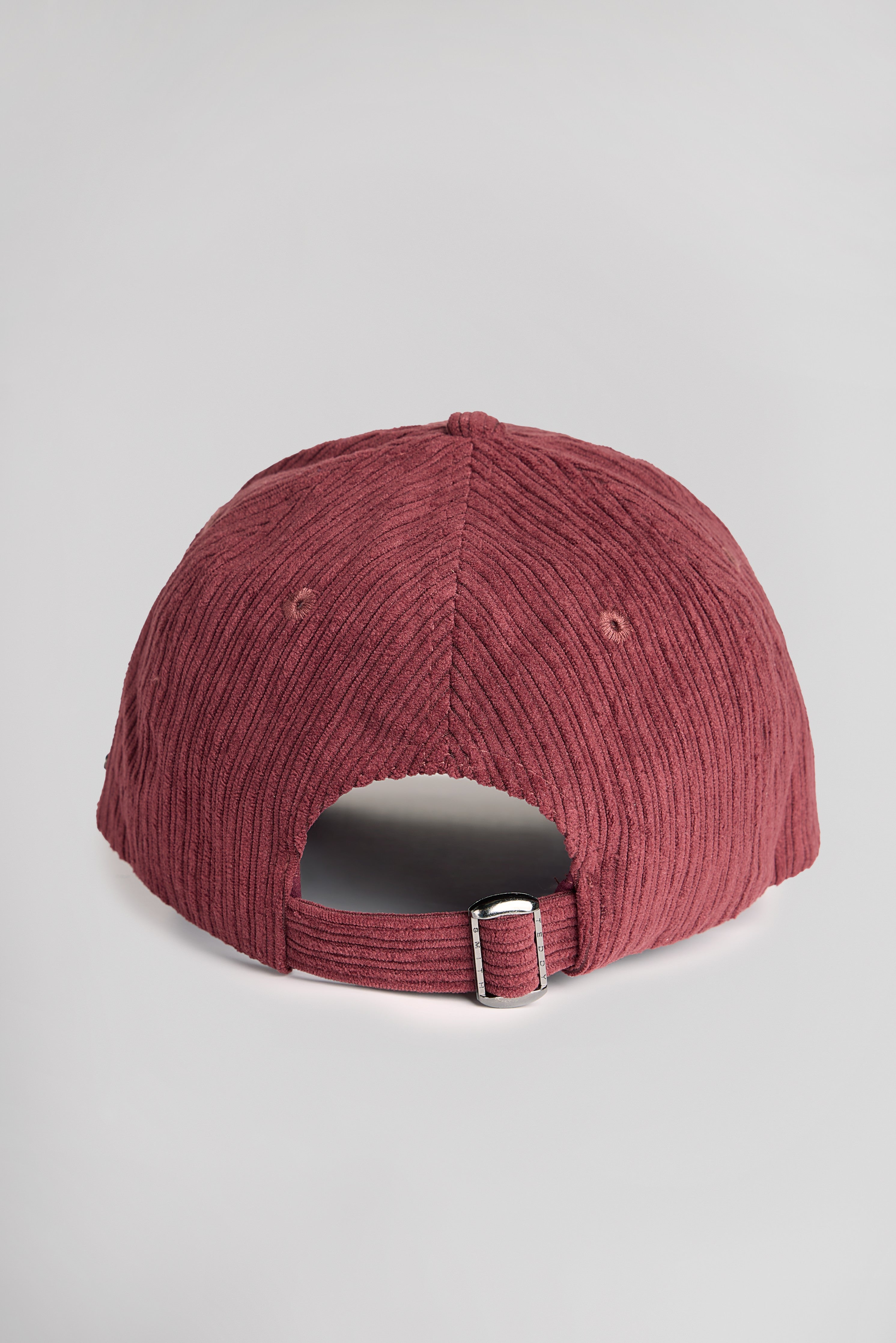 Teddy Smith C-Valou casquette velours bordeaux foncé vintage