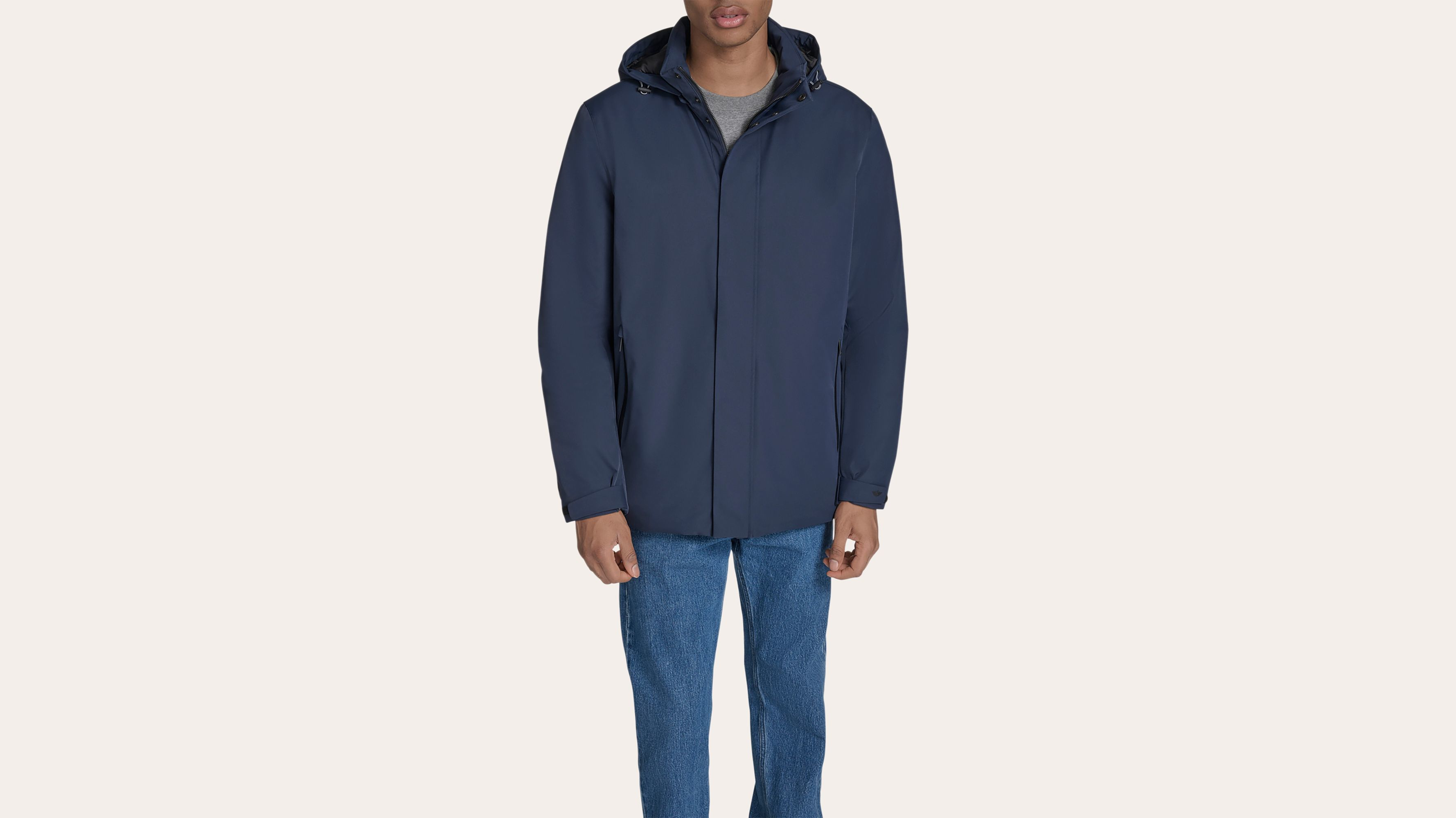 Dockers Go Commuter veste pluie bleue navy M